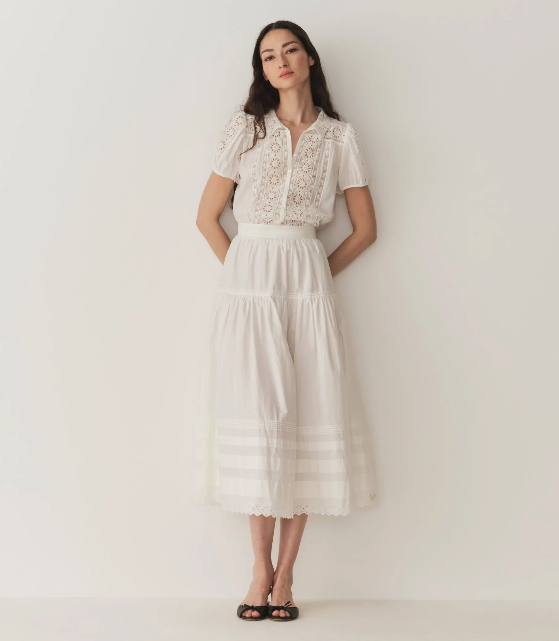 HMD -- LEIGH TOP -- SALT sold by Doen product image thumbnail 3