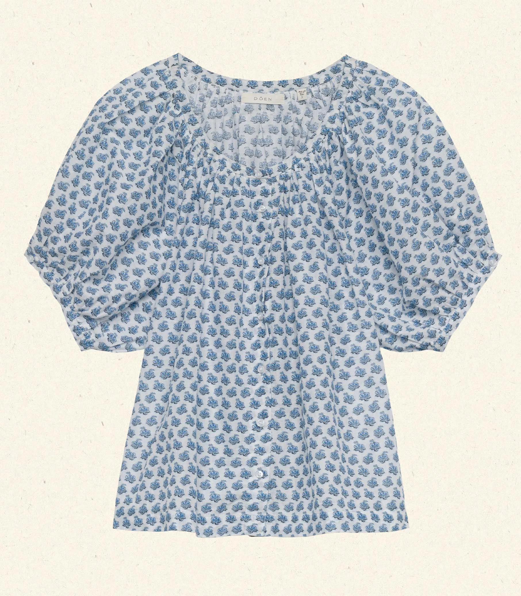 HMD -- JUNE TOP -- DAHLIA DITSY sold by Doen product image thumbnail 4