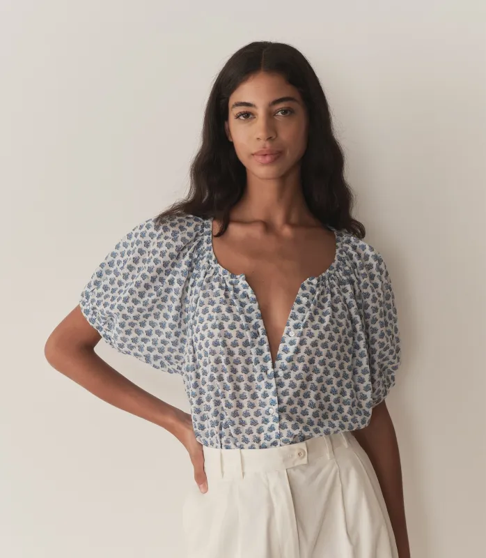 HMD -- JUNE TOP -- DAHLIA DITSY made by Doen