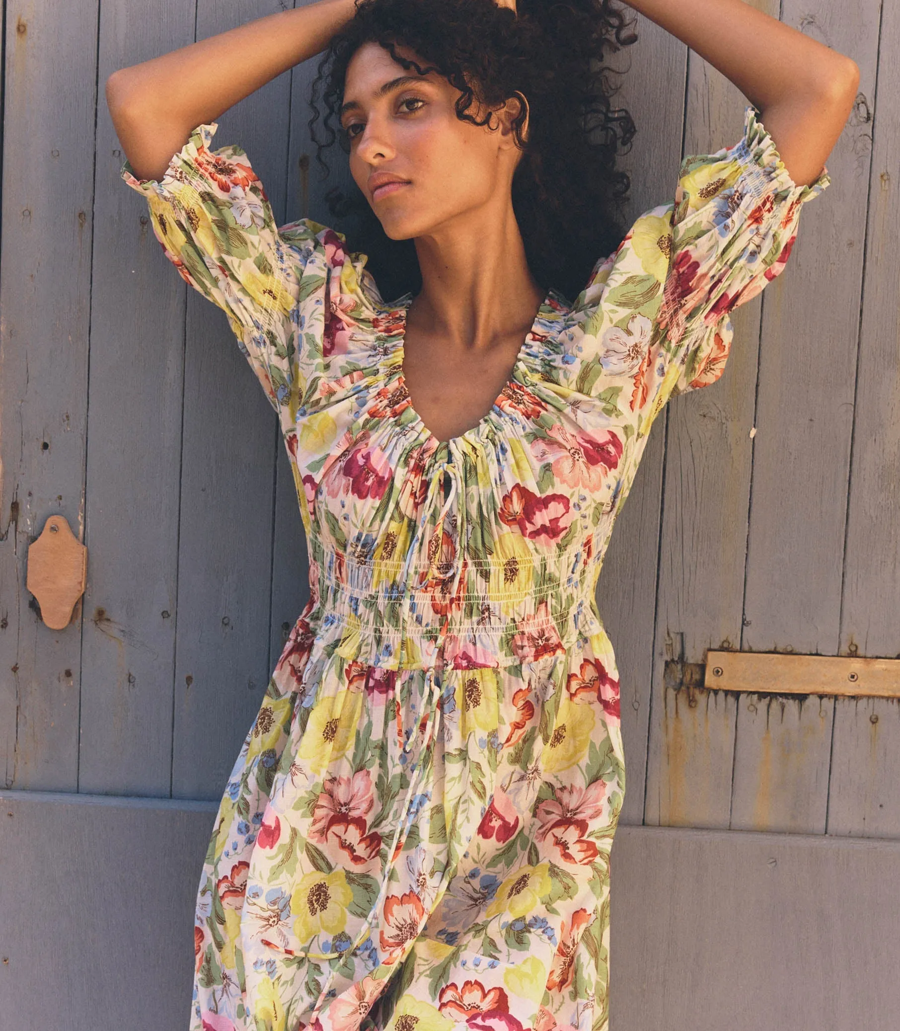 HMD -- ISCHIA DRESS -- BLANC ANEMONE BLOOM sold by Doen product image thumbnail 5