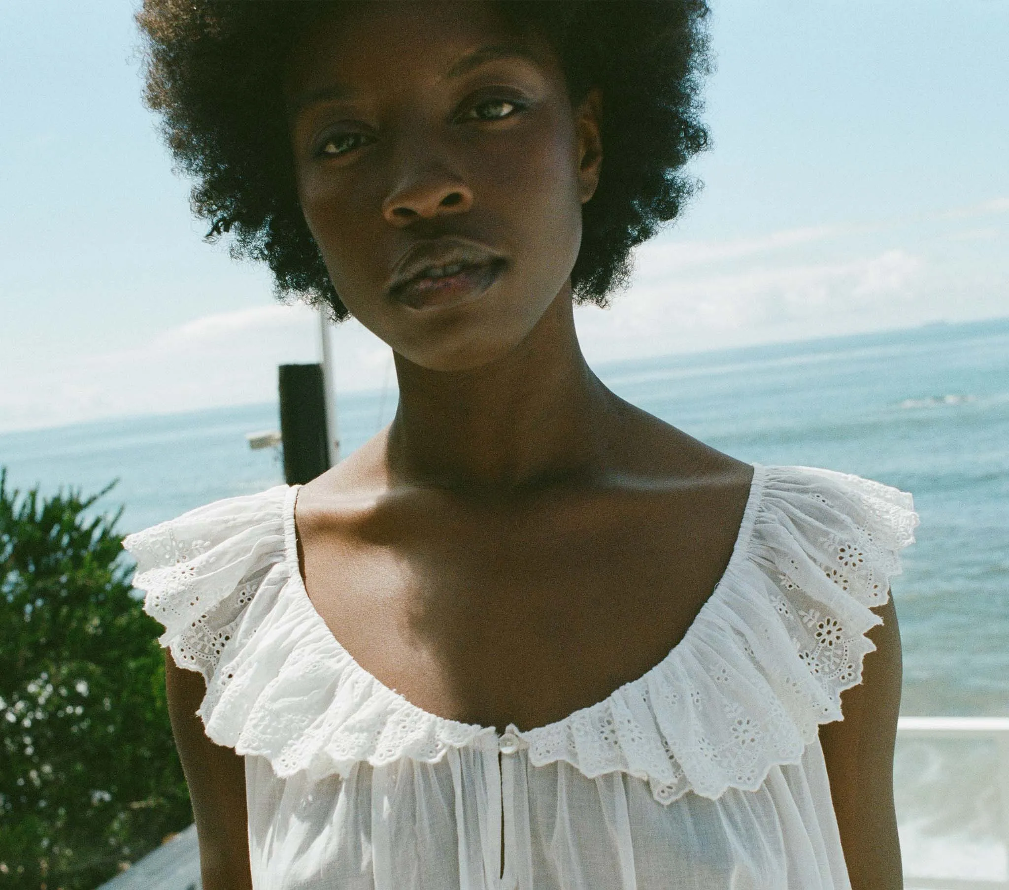 HMD -- JETTIE NIGHTGOWN -- SALT sold by Doen product image thumbnail 4