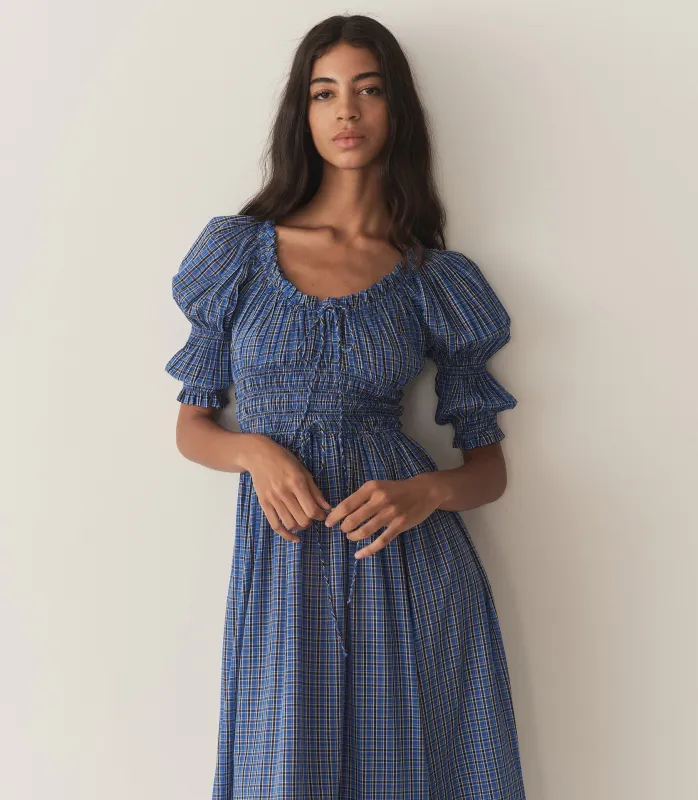 HMD -- ISCHIA DRESS -- CASSIS CHECK made by Doen