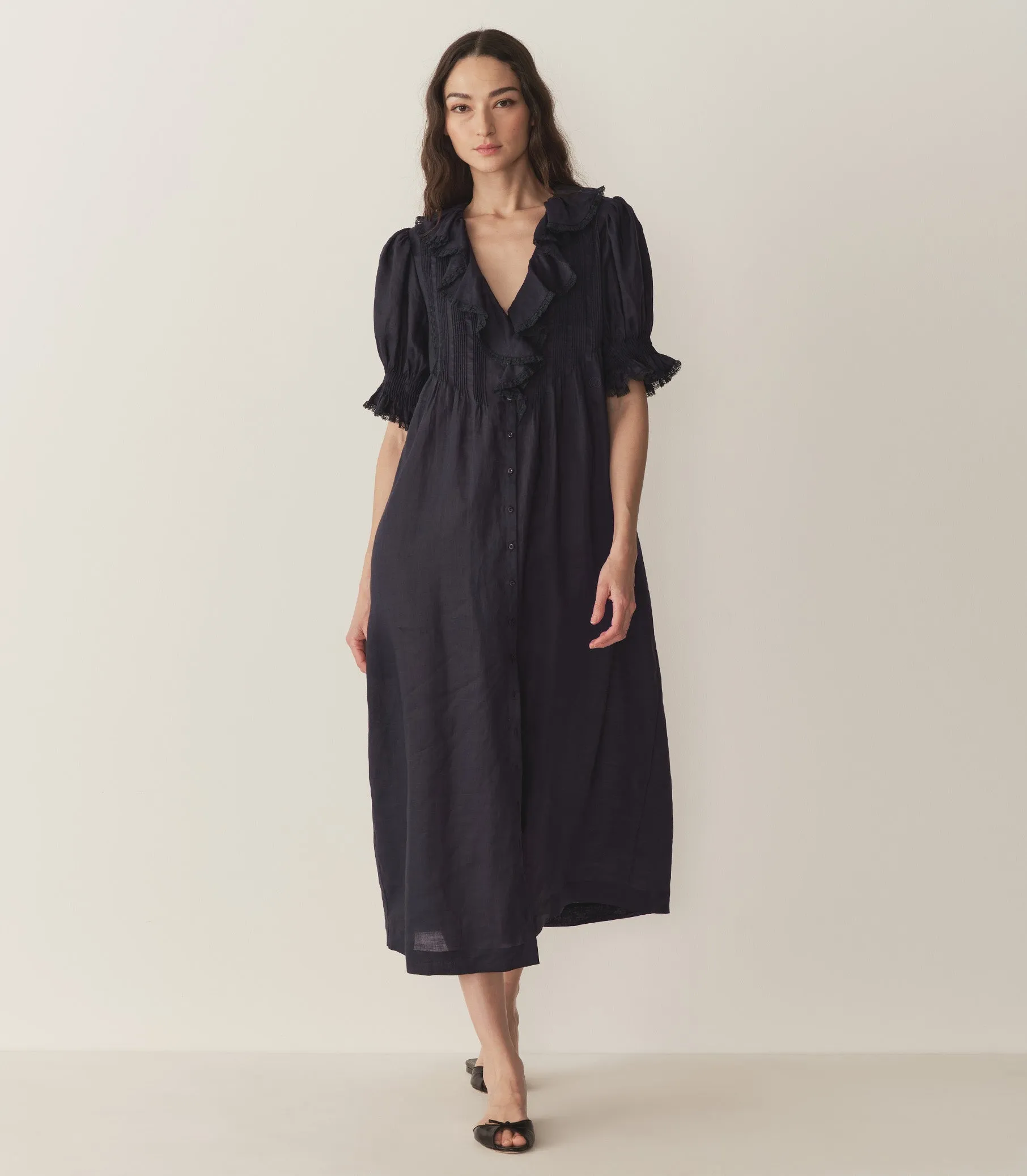 HMD -- HARRIETTE DRESS -- NIGHT SKY sold by Doen product image thumbnail 5