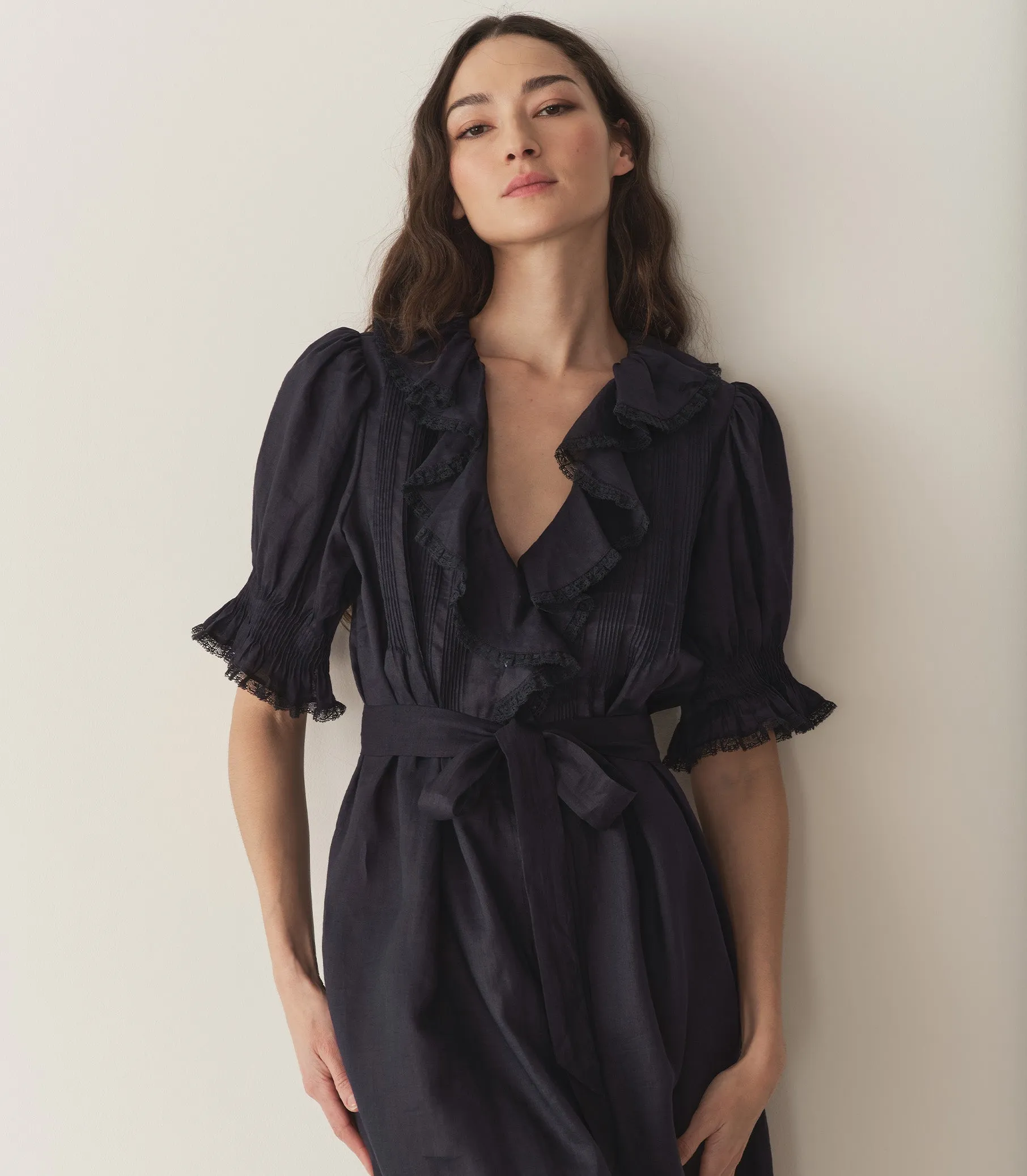 HMD -- HARRIETTE DRESS -- NIGHT SKY sold by Doen product image thumbnail 4