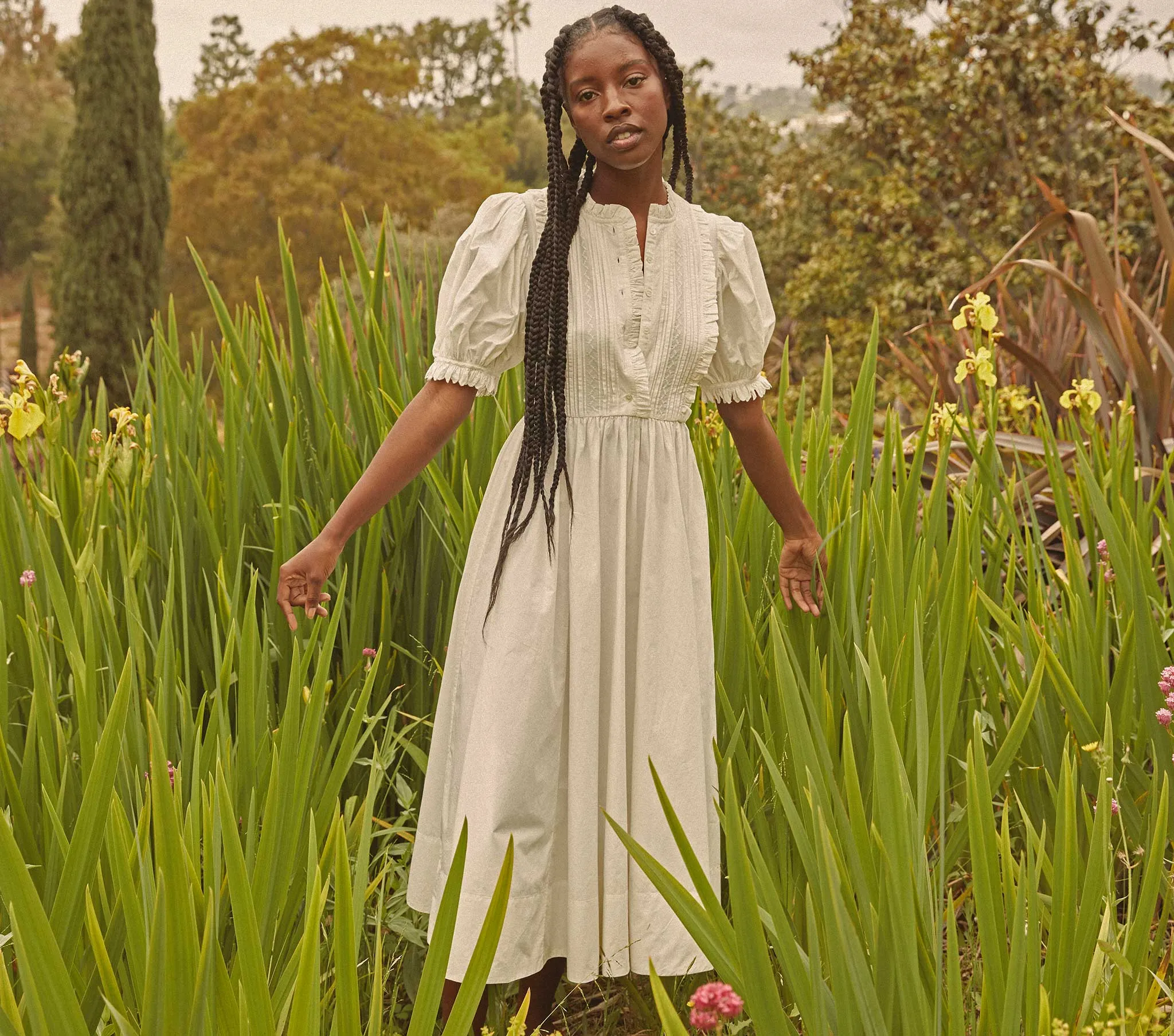HMD -- HEMLOCK DRESS -- POWDER sold by Doen product image thumbnail 2
