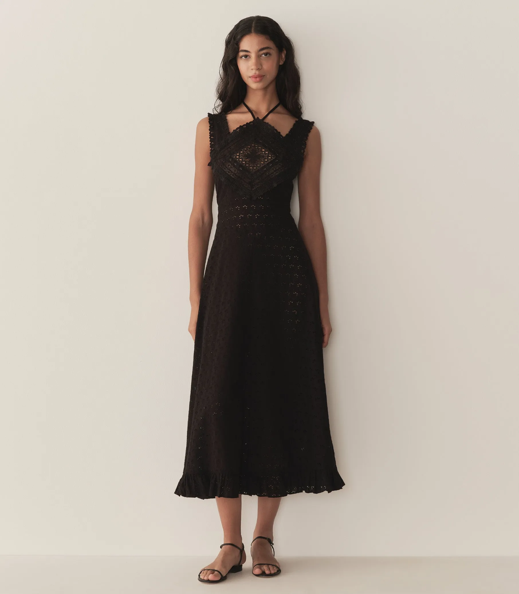 HMD -- FRIEDA DRESS -- BLACK sold by Doen product image thumbnail 3