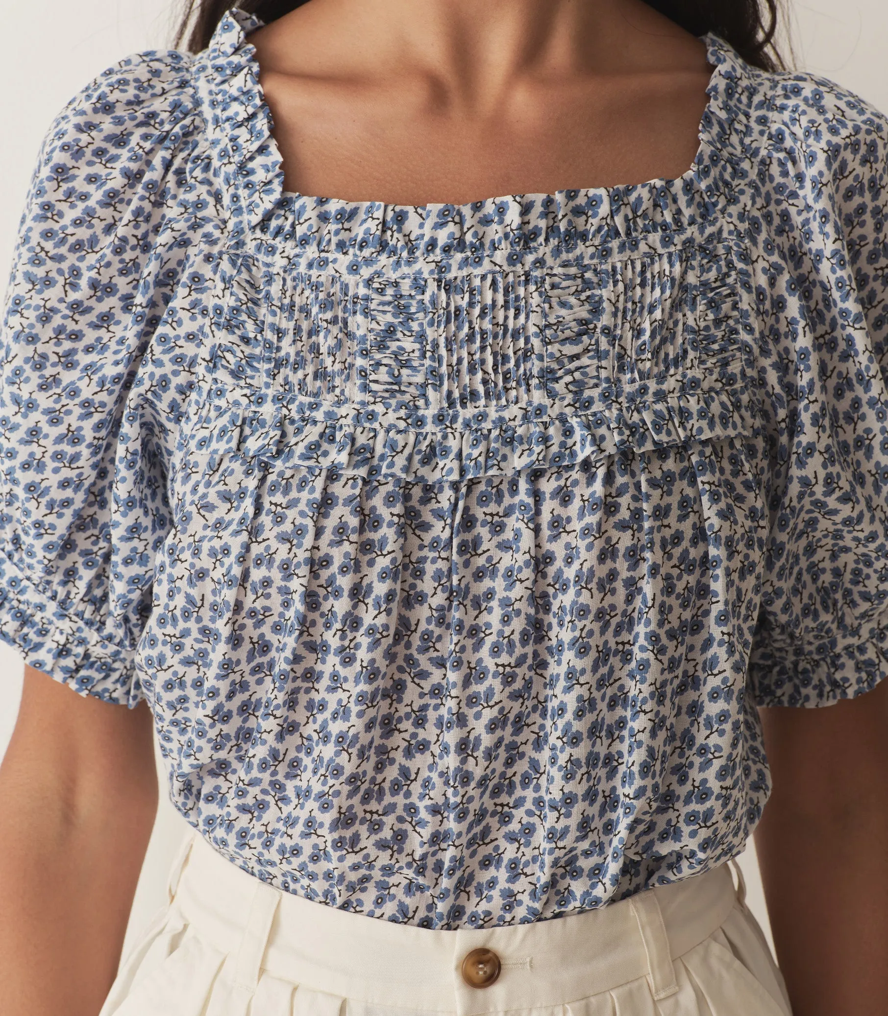 HMD -- FRANCES TOP -- CORNFLOWER HILLSIDE BLOOM sold by Doen product image thumbnail 2