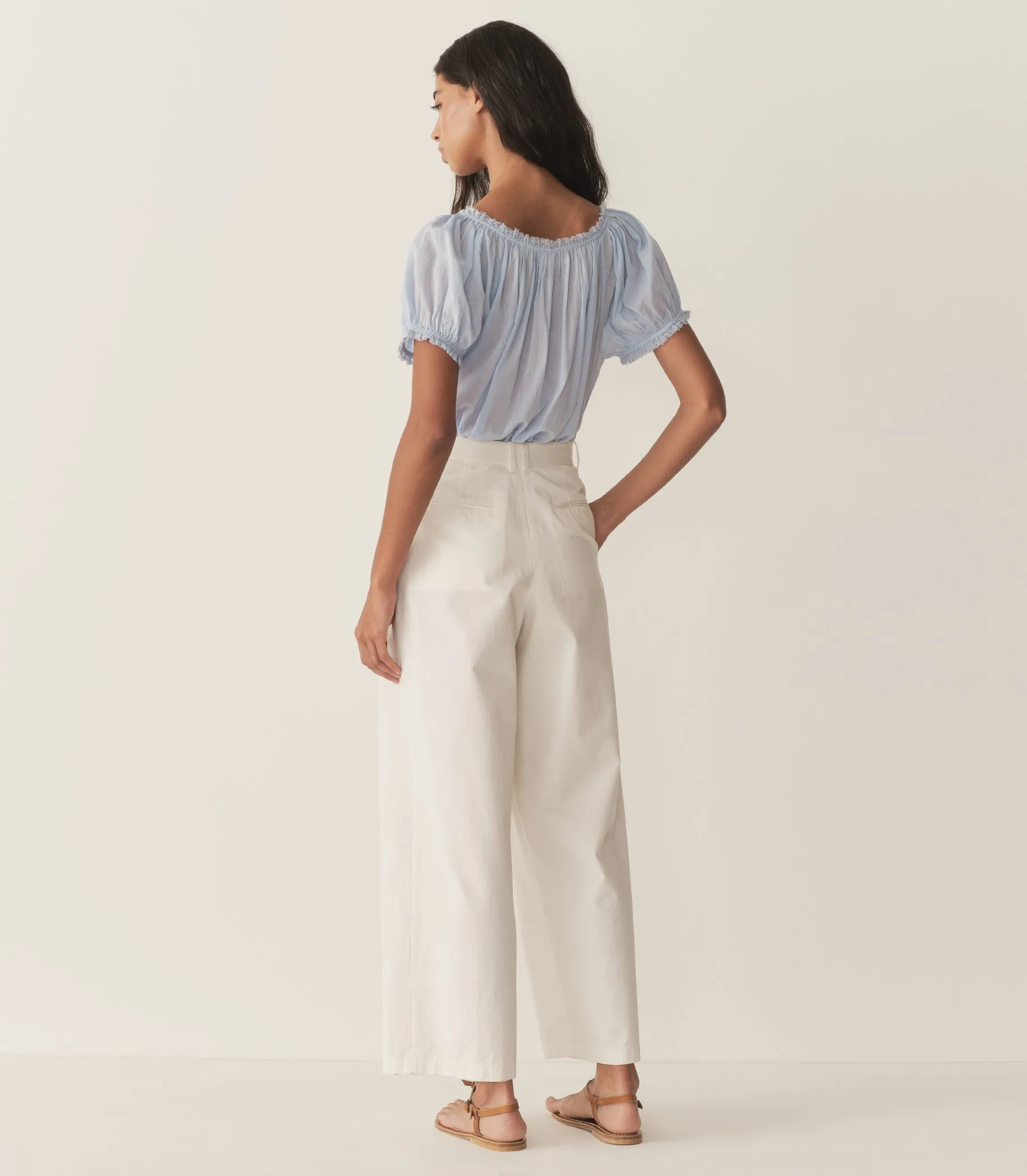HMD -- FREDERICA TOP -- ICY BLUE sold by Doen product image thumbnail 5