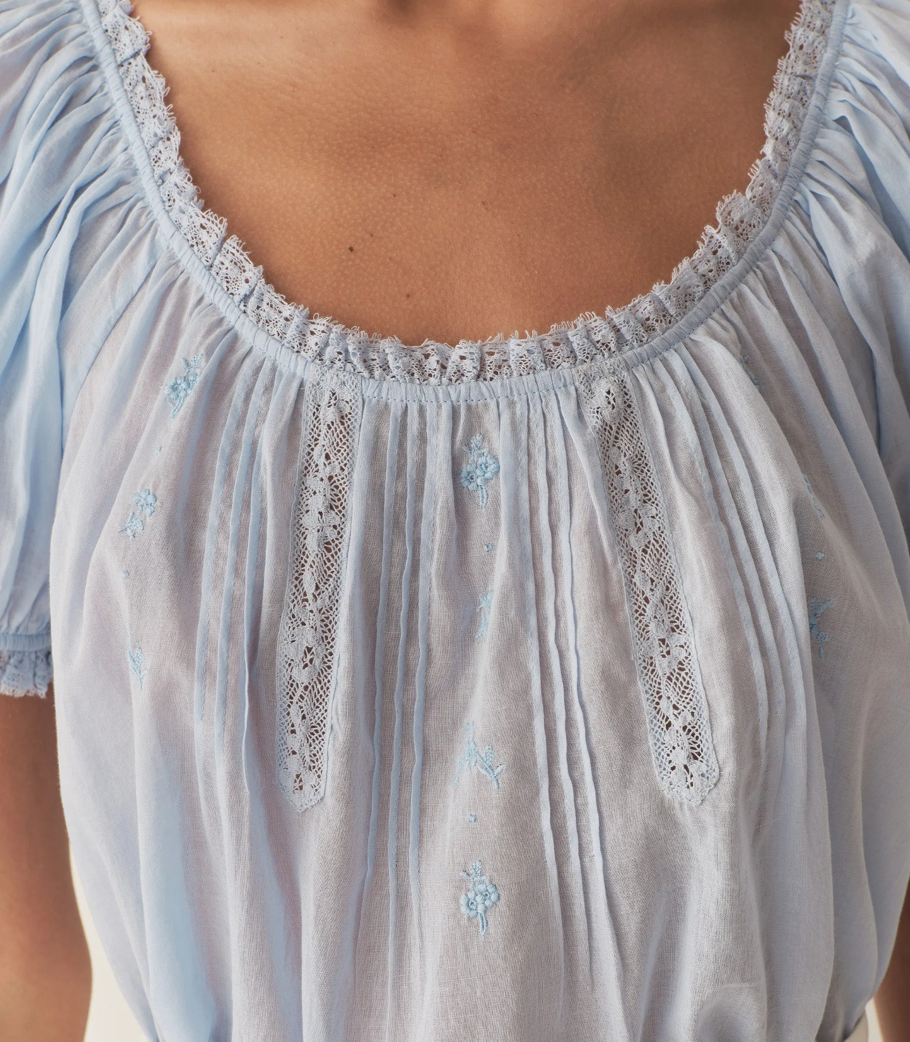 HMD -- FREDERICA TOP -- ICY BLUE sold by Doen product image thumbnail 2