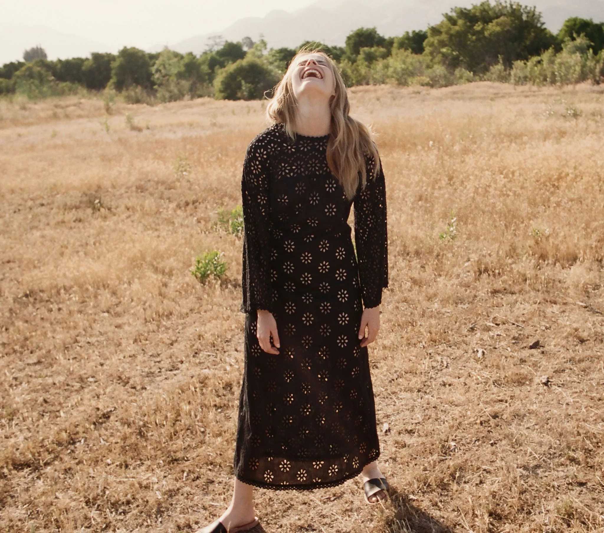 HMD -- FRANCOISE DRESS -- BLACK sold by Doen product image thumbnail 4