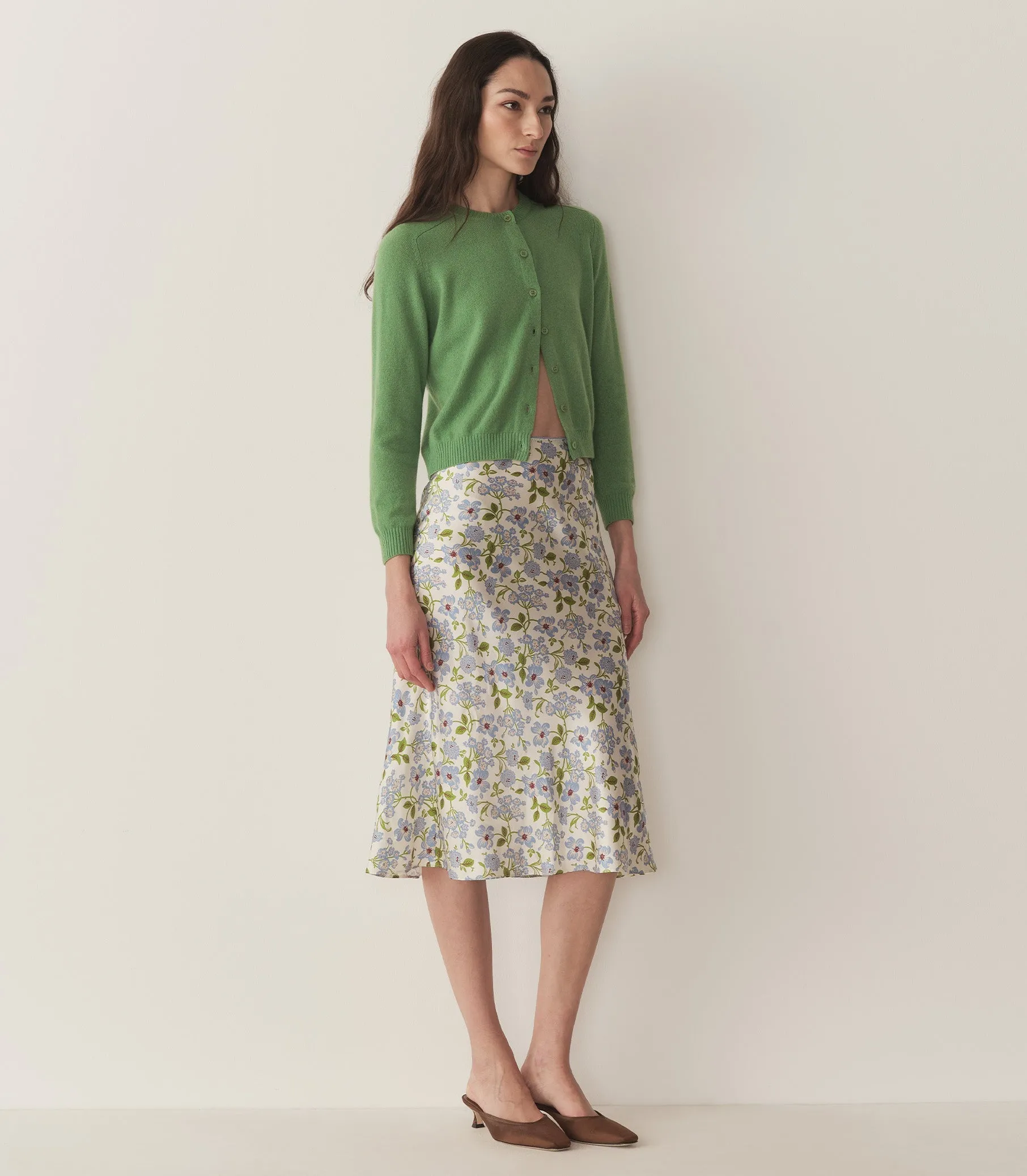 HMD -- ELOWENA SKIRT -- IVORY STRAWBERRY MOON FLORAL sold by Doen product image thumbnail 2