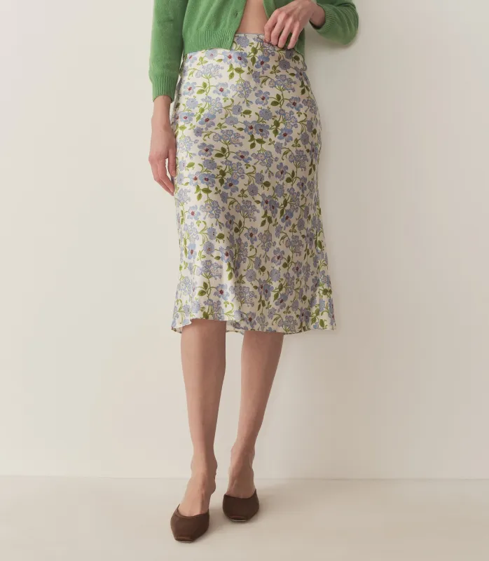 HMD -- ELOWENA SKIRT -- IVORY STRAWBERRY MOON FLORAL made by Doen