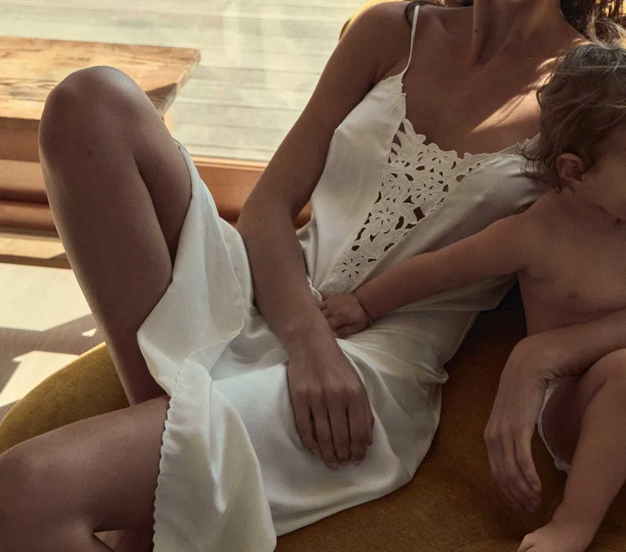 HMD -- EVON DRESS -- SALT made by Doen
