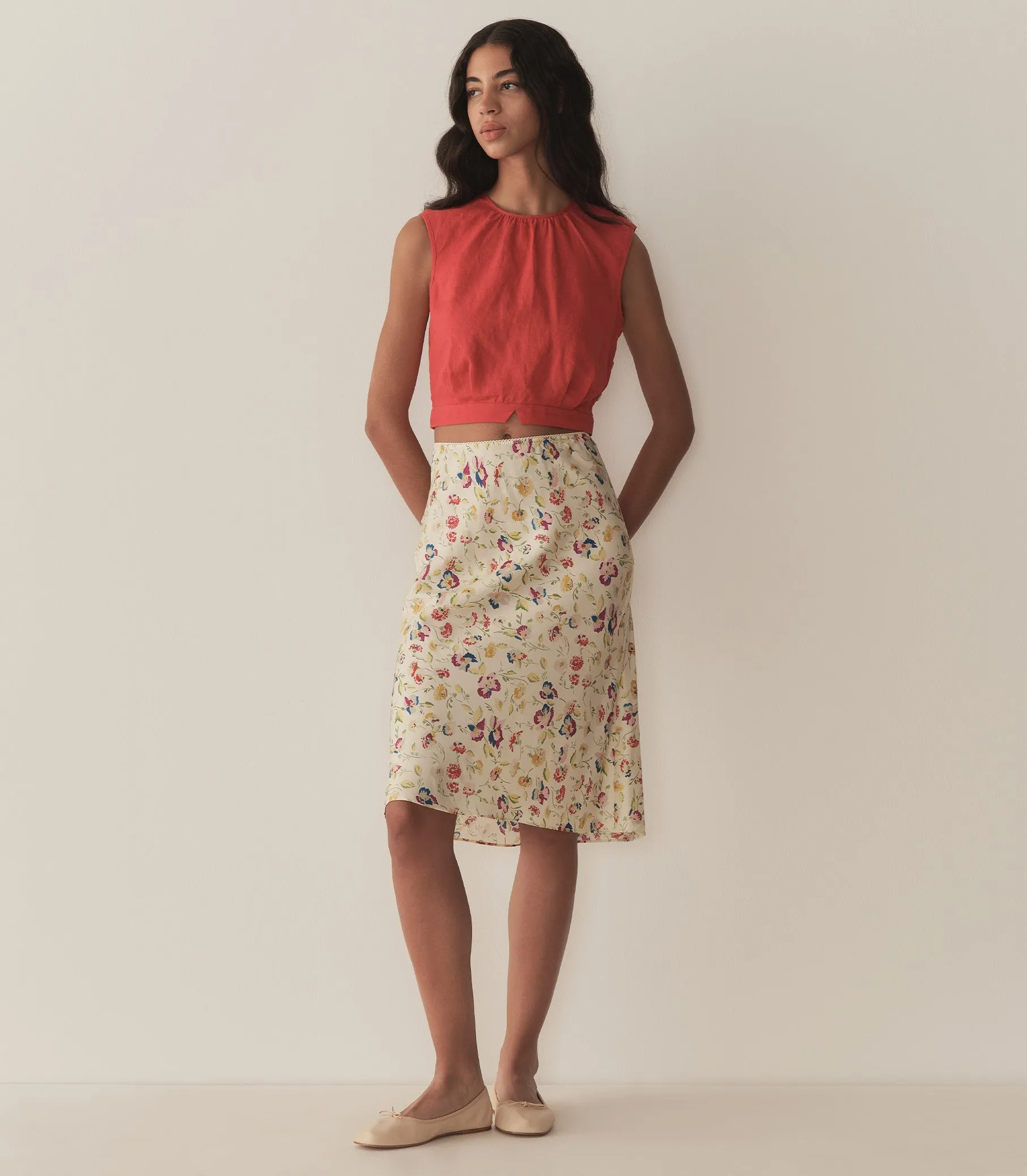 HMD -- ELOWETTE SKIRT -- WINDSWEPT BLOOMS sold by Doen