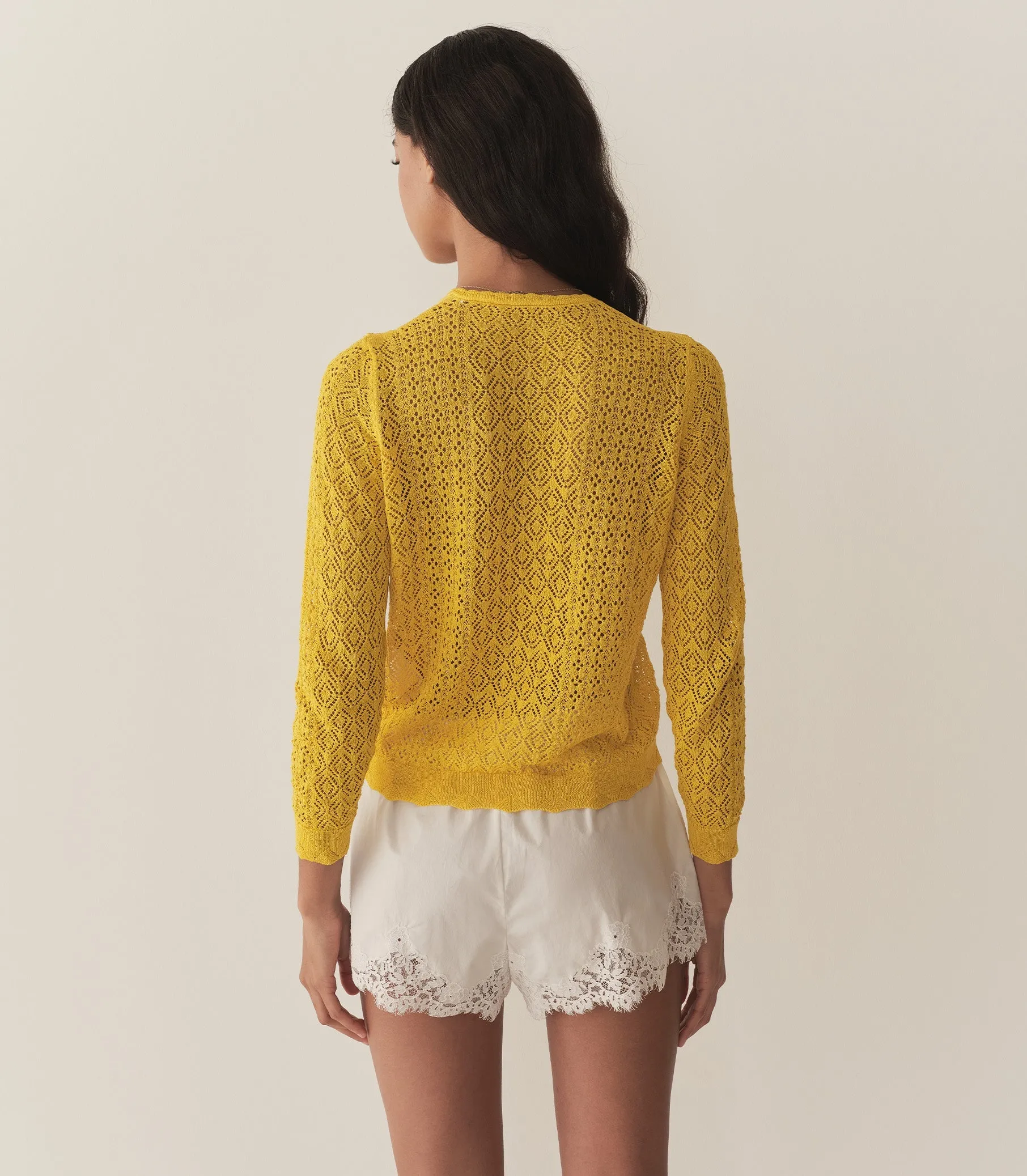HMD -- DIANE CARDIGAN -- CITRUS sold by Doen product image thumbnail 3