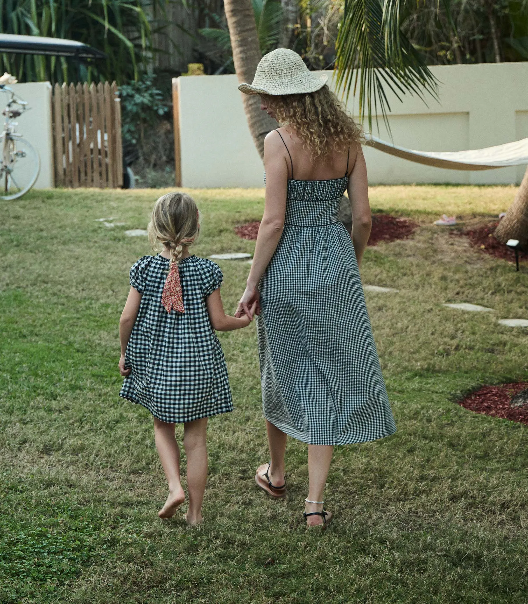 HMD -- BELLINE DRESS -- NOIR LA MADDALENA GINGHAM sold by Doen product image thumbnail 5