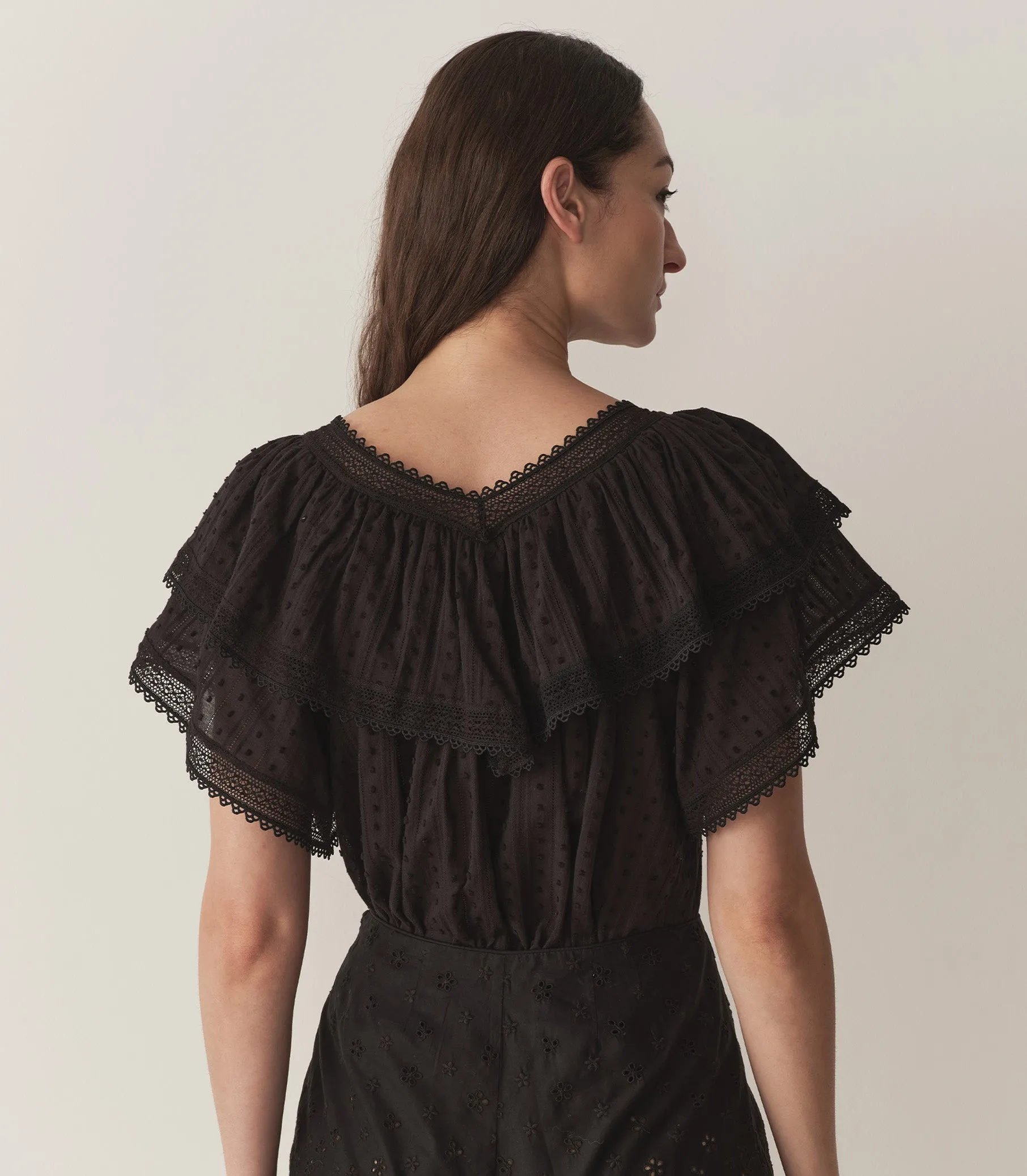 HMD -- COSENZA TOP -- BLACK sold by Doen product image thumbnail 3