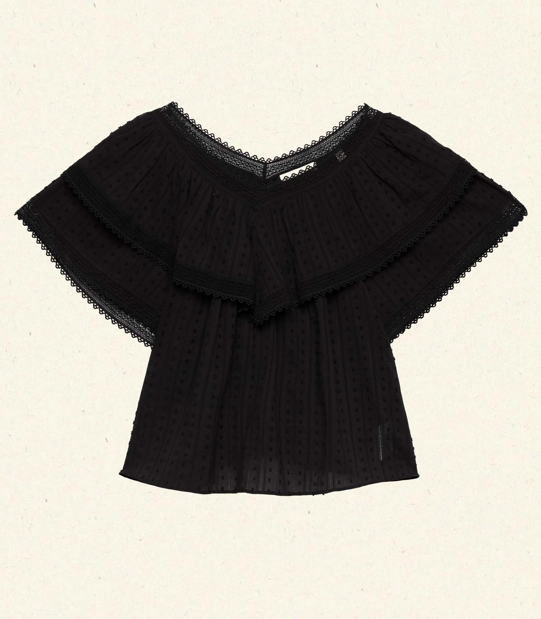 HMD -- COSENZA TOP -- BLACK sold by Doen product image thumbnail 5