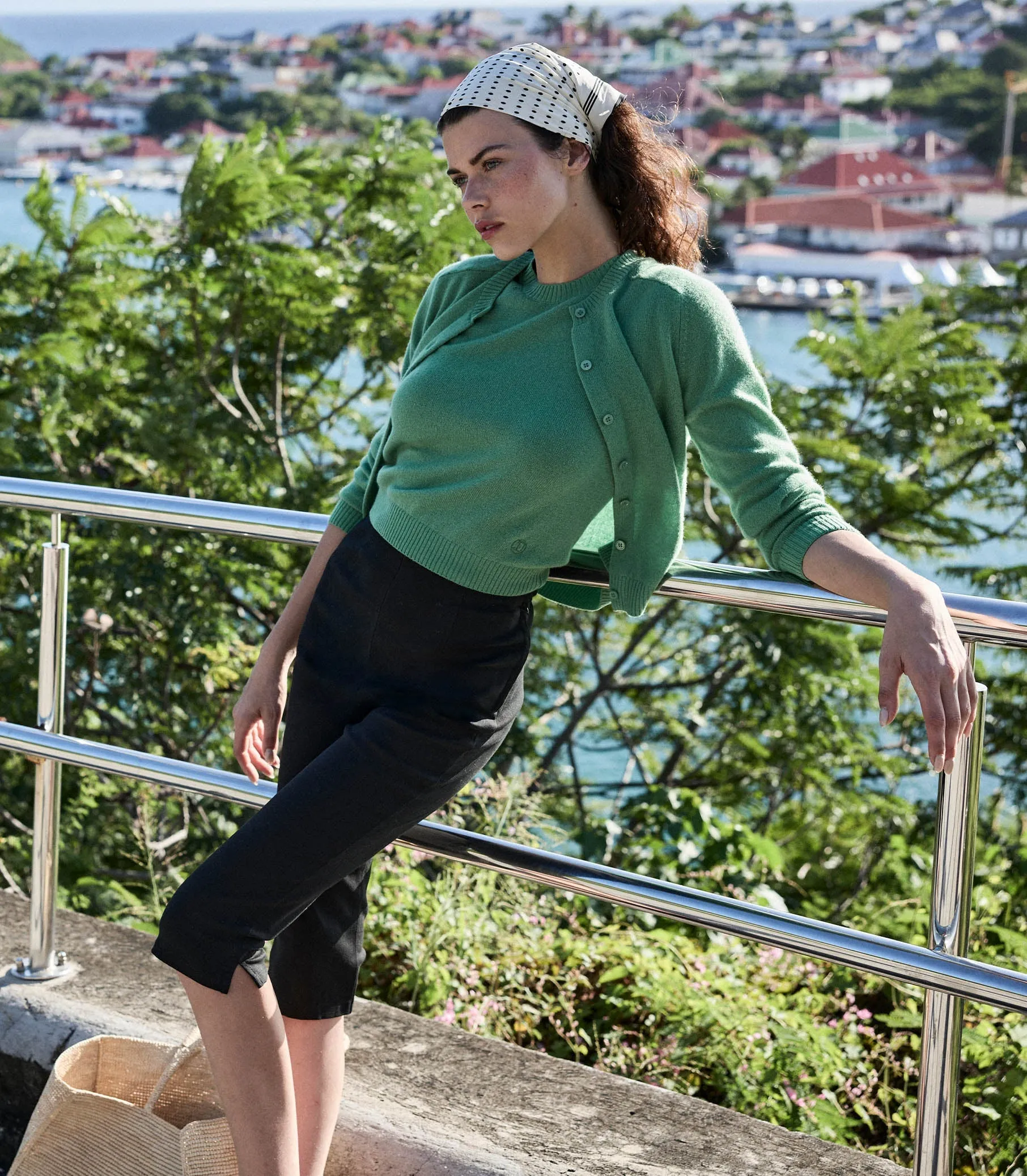 HMD -- CLAUDINE CARDIGAN -- LIGHT KELLY GREEN sold by Doen product image thumbnail 4