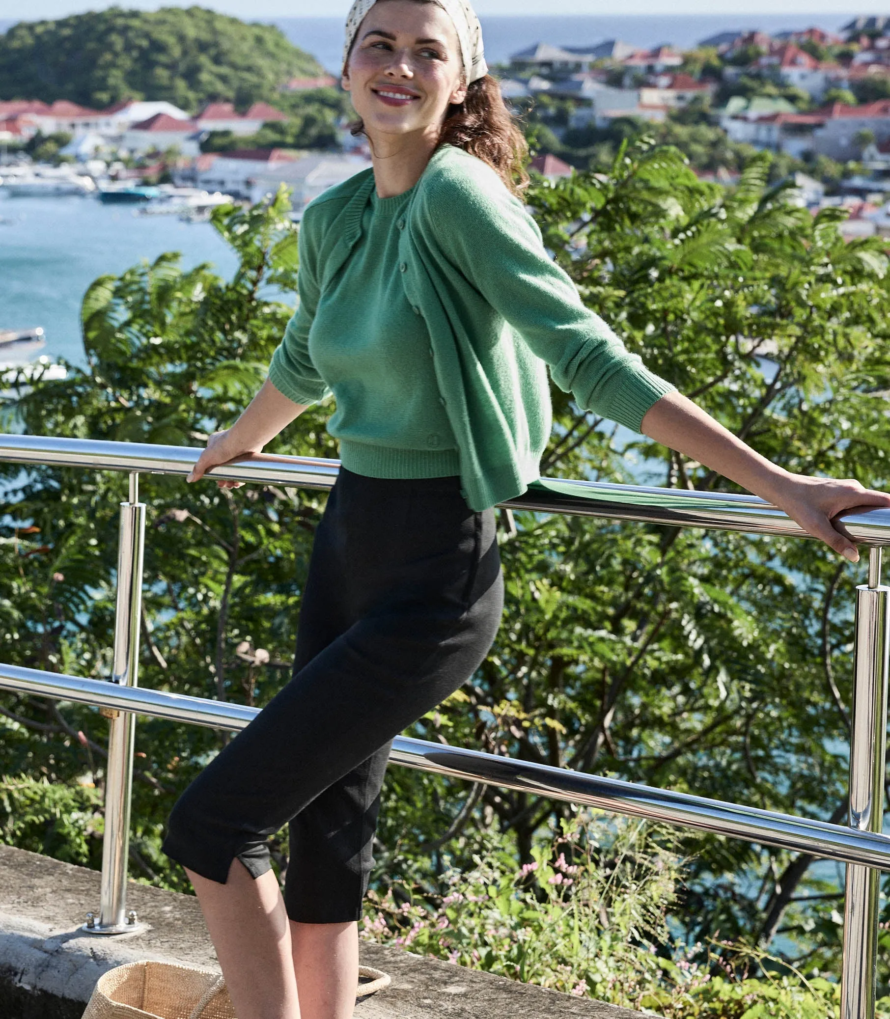 HMD -- CLAUDINE CARDIGAN -- LIGHT KELLY GREEN sold by Doen product image thumbnail 5