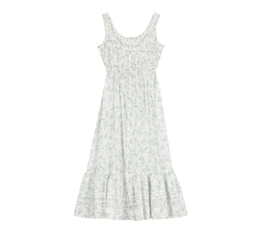 HMD -- CLARIBELLE DRESS -- BLANC BLUEBELL BALLAD made by Doen