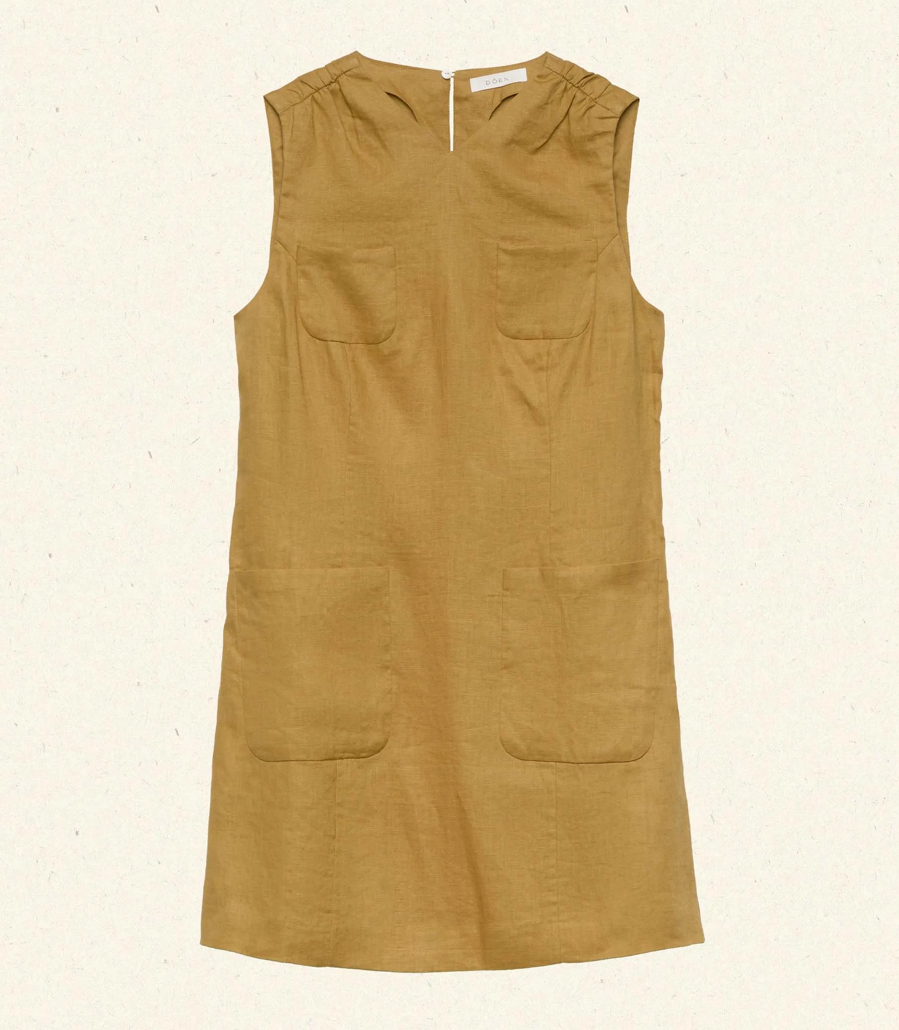 HMD -- BENNETTE DRESS -- GOLDEN OLIVE sold by Doen product image thumbnail 5