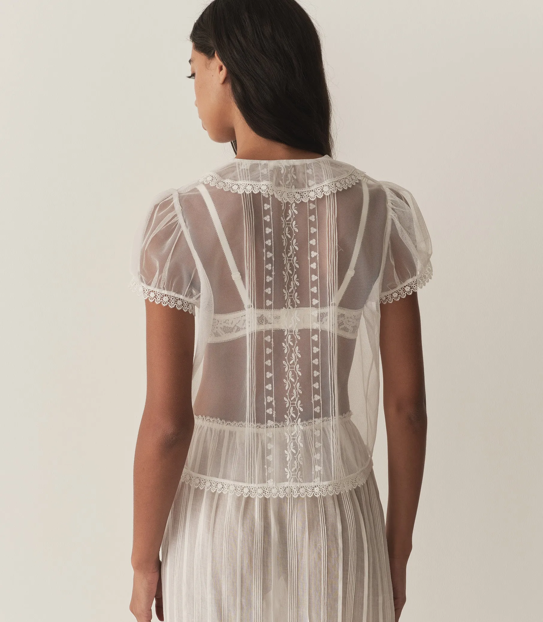 HMD -- ANGELLA TOP -- SALT sold by Doen product image thumbnail 4