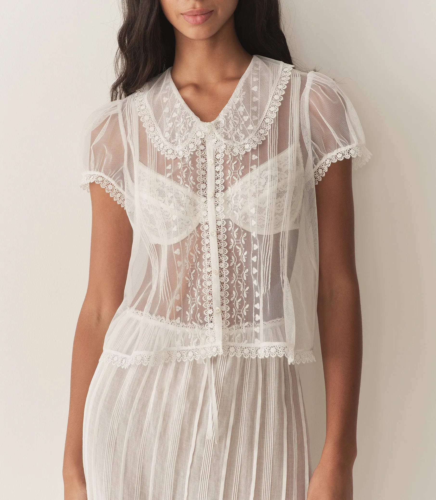 HMD -- ANGELLA TOP -- SALT sold by Doen