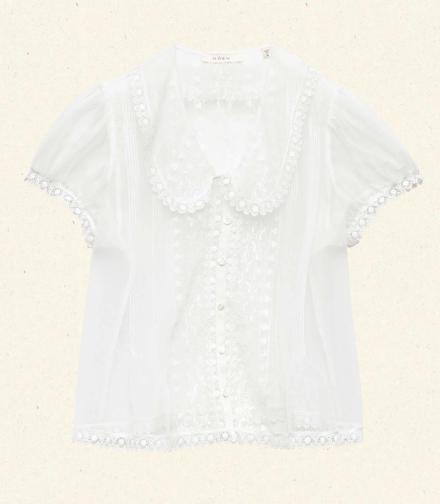 HMD -- ANGELLA TOP -- SALT sold by Doen product image thumbnail 5