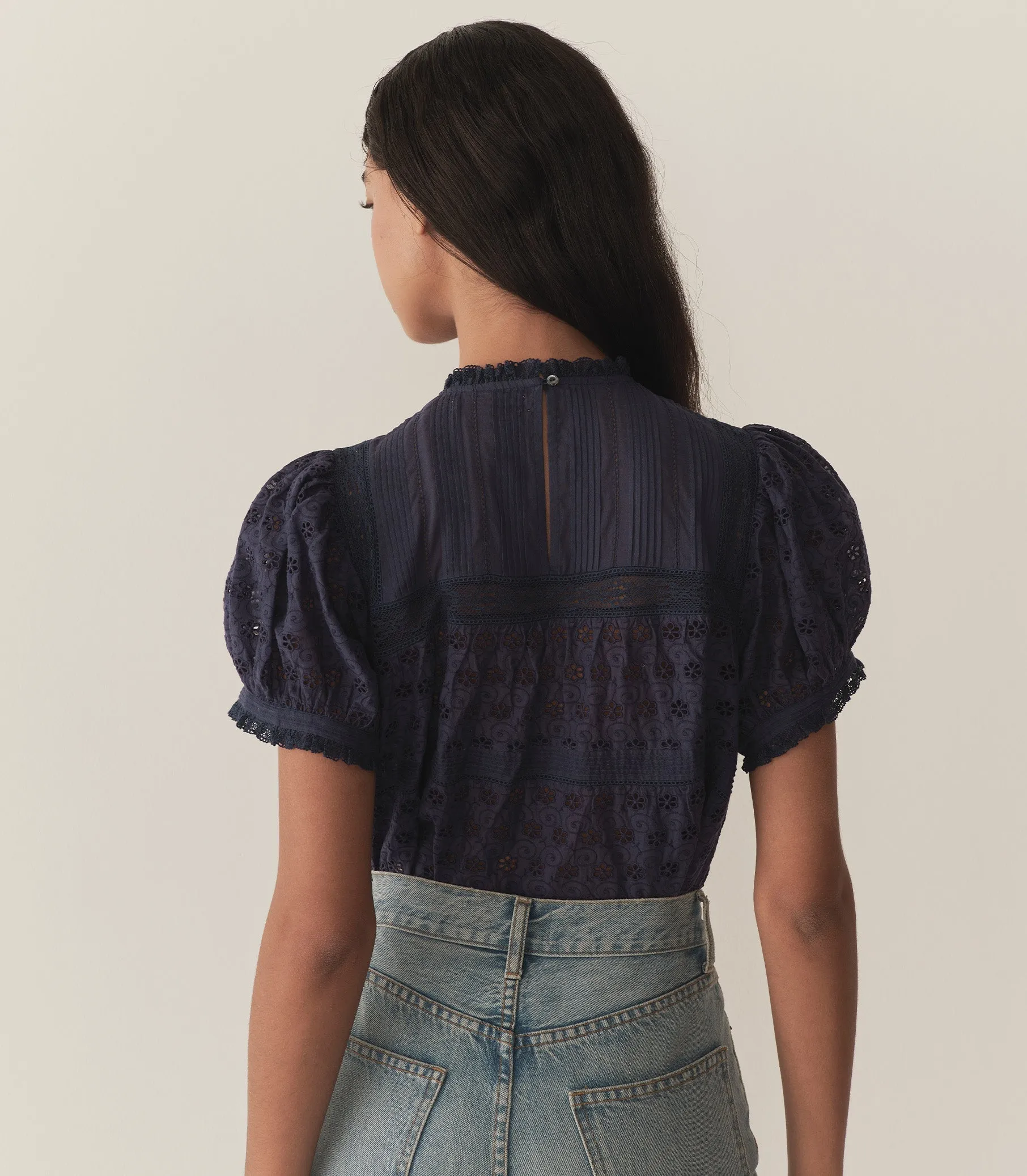 HMD -- ADELINE TOP -- ADRIATIC sold by Doen product image thumbnail 3