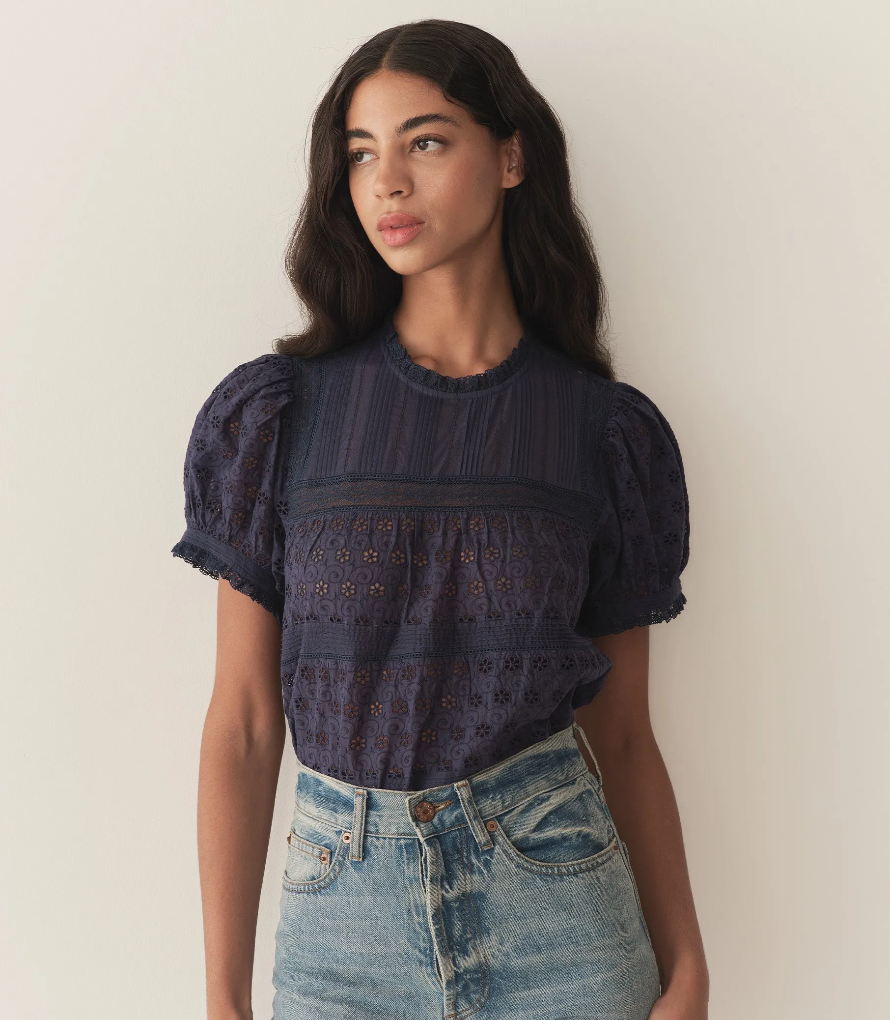 HMD -- ADELINE TOP -- ADRIATIC sold by Doen product image thumbnail 2