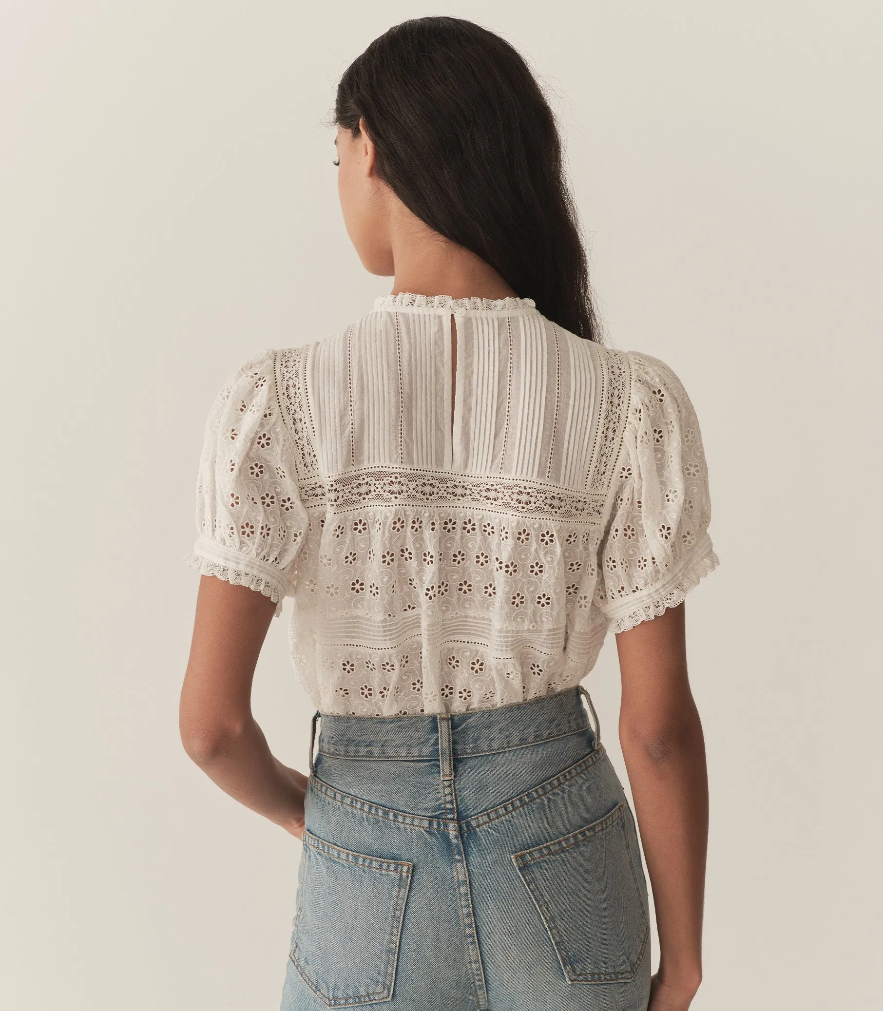HMD -- ADELINE TOP -- SALT sold by Doen product image thumbnail 3