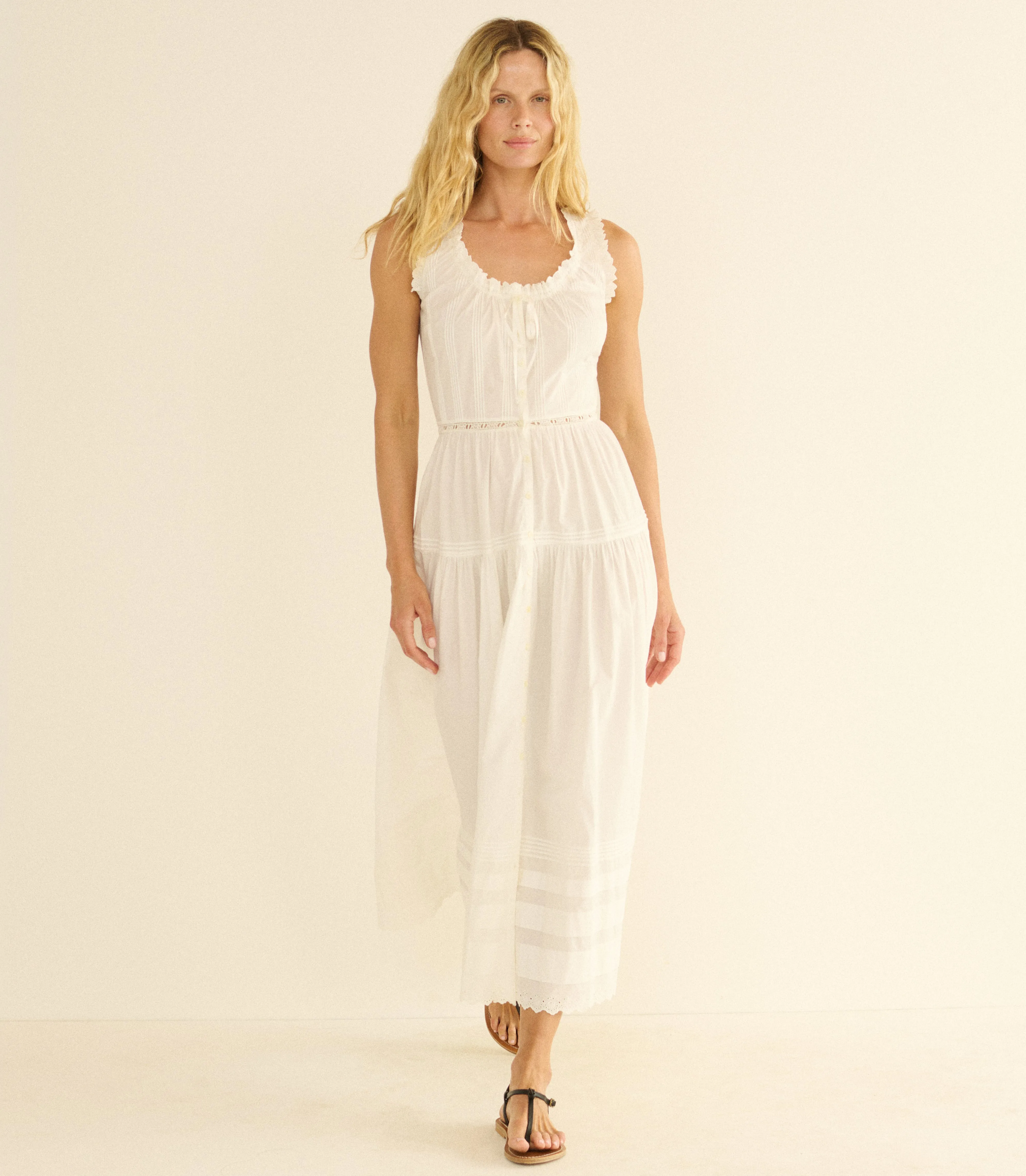 HORTENSE DRESS -- SALT sold by Doen product image thumbnail 3