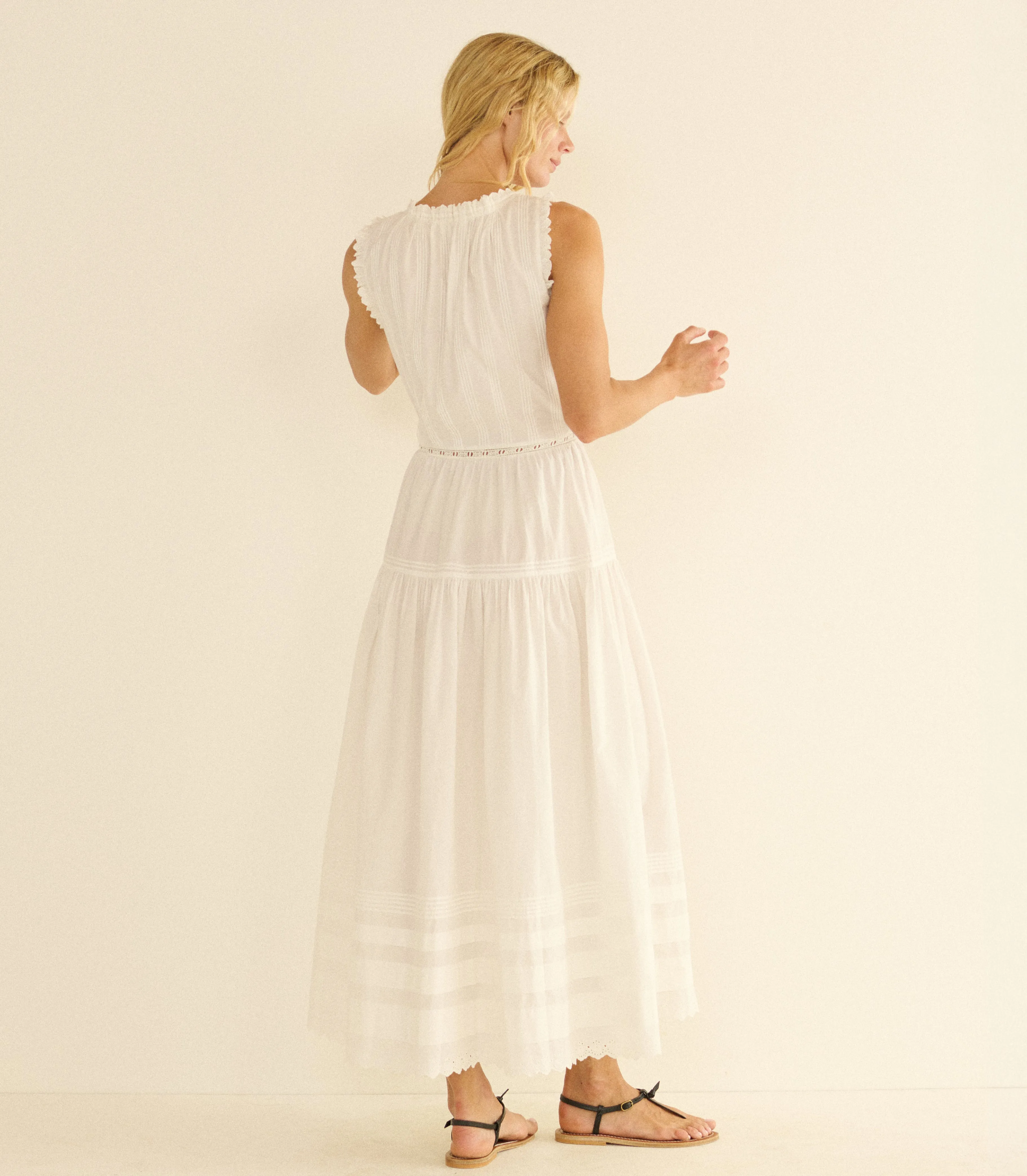 HORTENSE DRESS -- SALT sold by Doen product image thumbnail 5