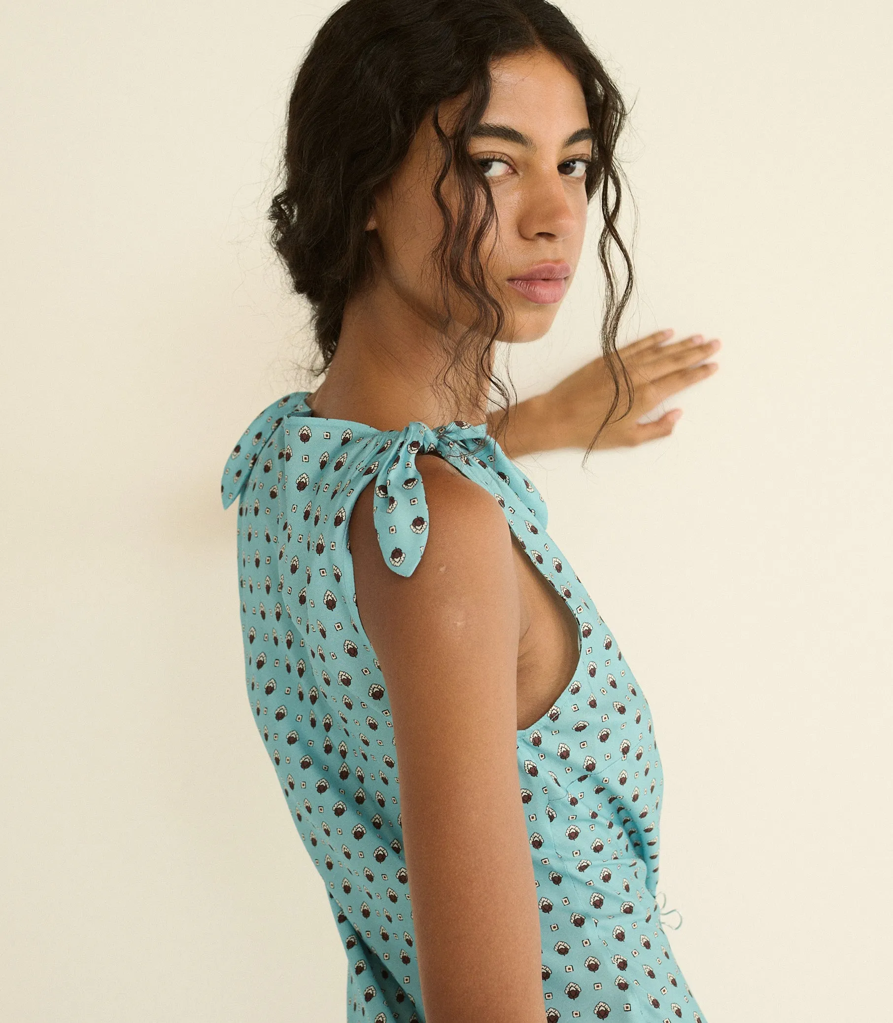 MALTINA DRESS -- LÉRINS FOULARD sold by Doen product image thumbnail 5