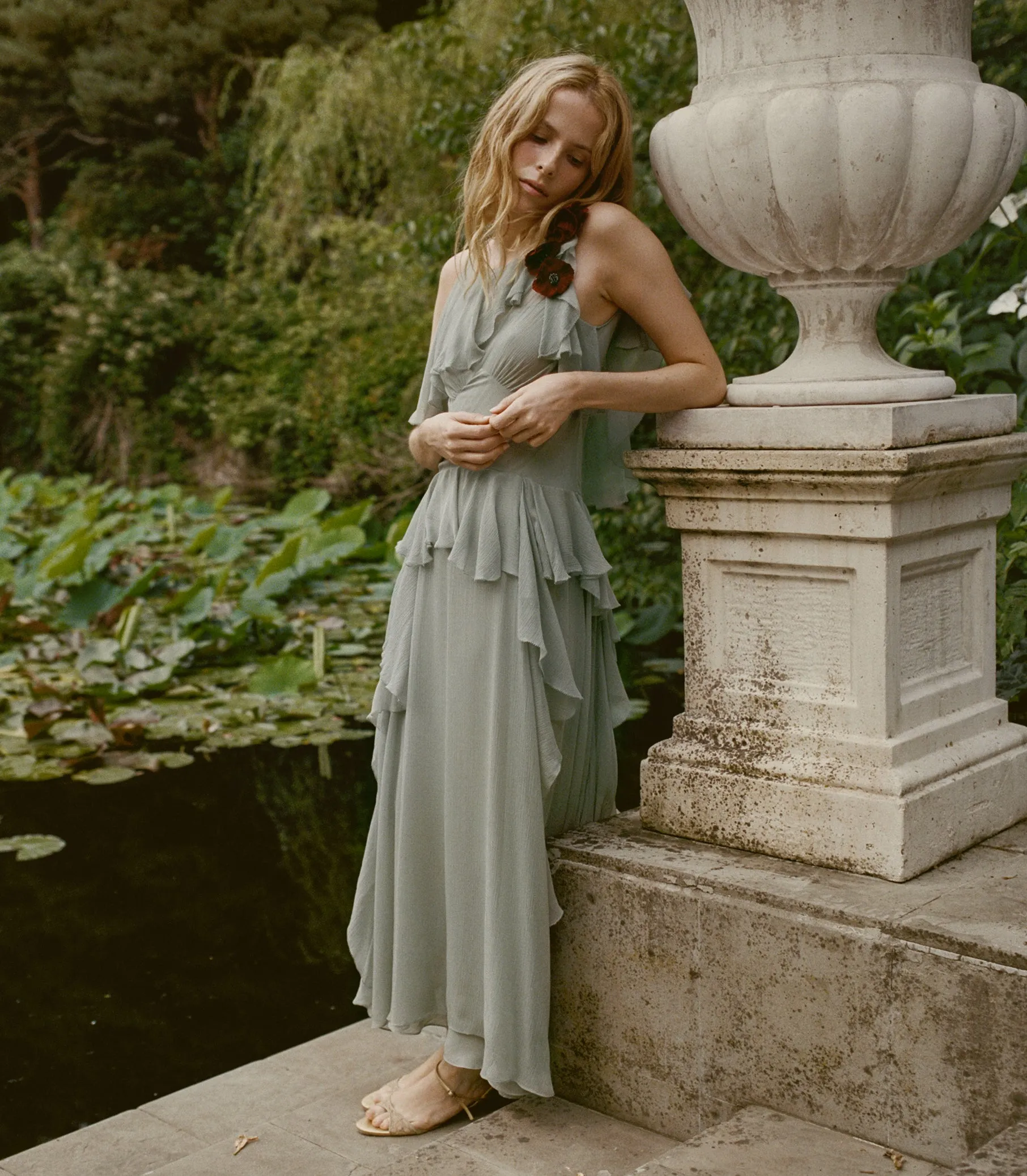 NELIDA DRESS -- GREEN JASPER sold by Doen product image thumbnail 2