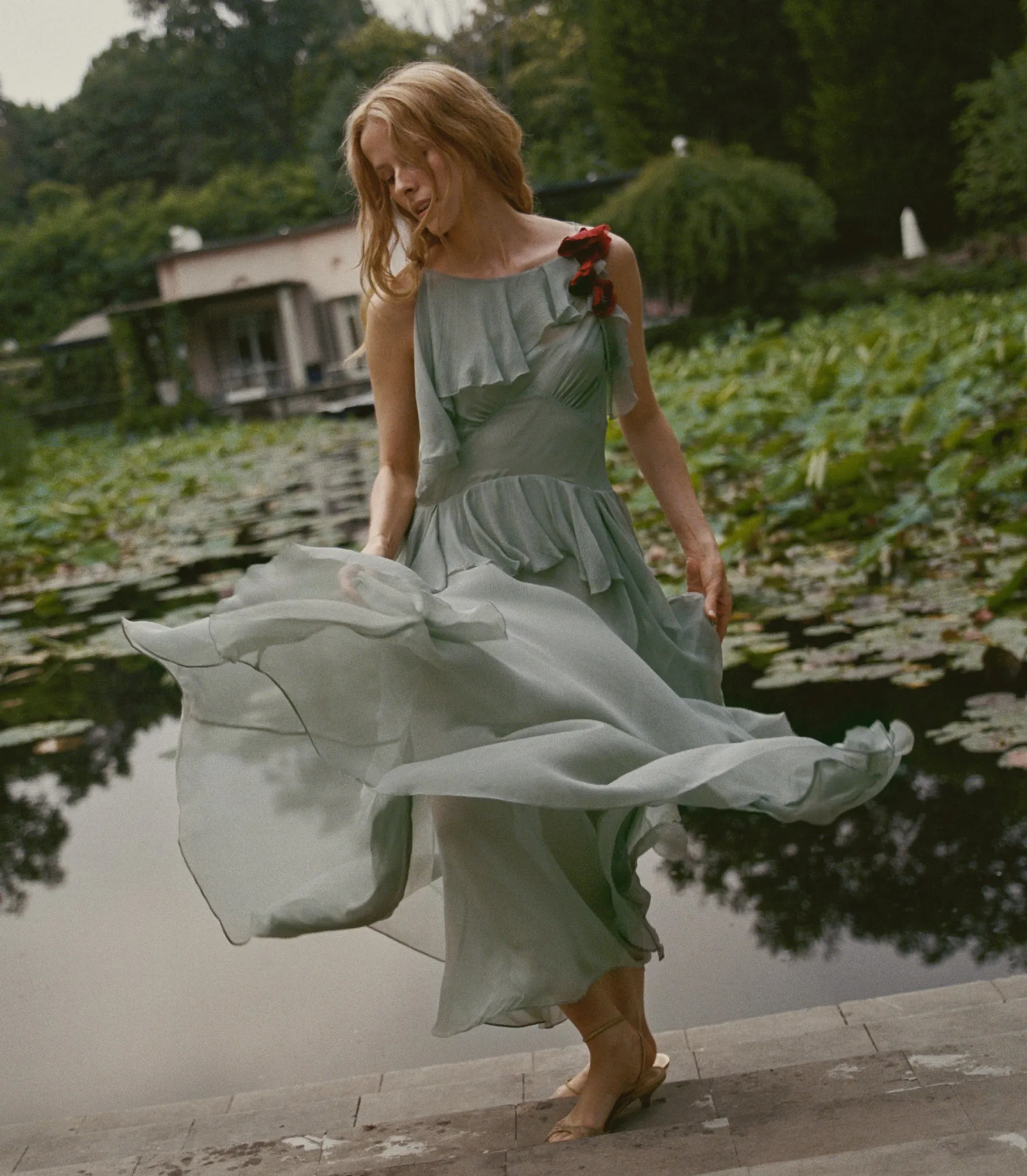 NELIDA DRESS -- GREEN JASPER sold by Doen product image thumbnail 3