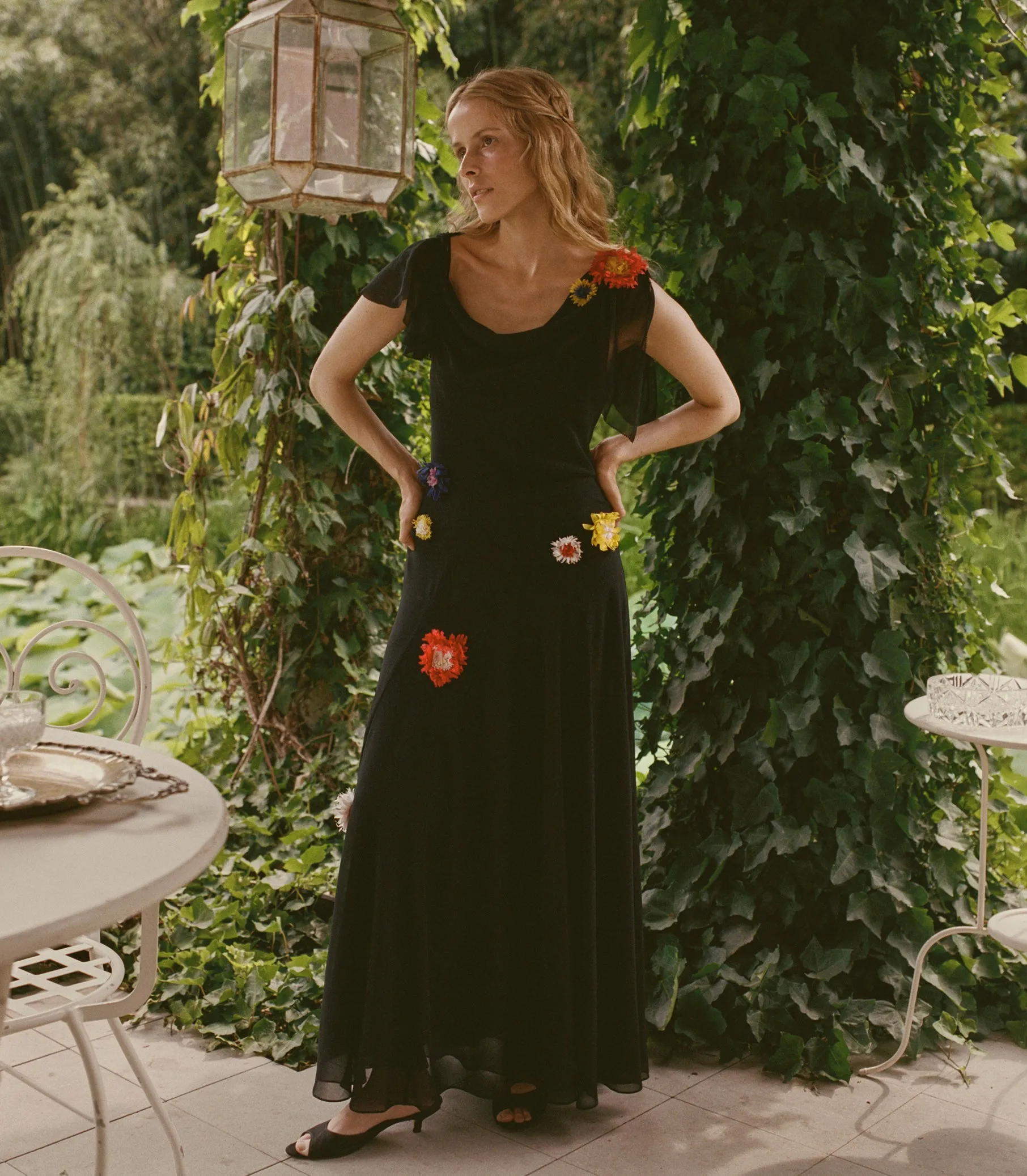ORPHINA DRESS -- BLACK sold by Doen