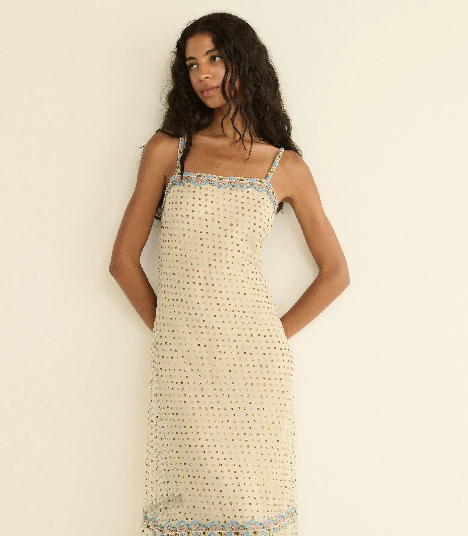 ELIDA DRESS -- CANDLELIGHT sold by Doen product image thumbnail 4