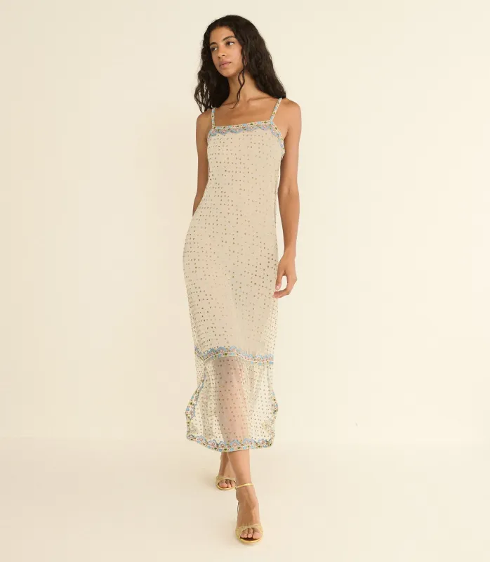 ELIDA DRESS -- CANDLELIGHT made by Doen