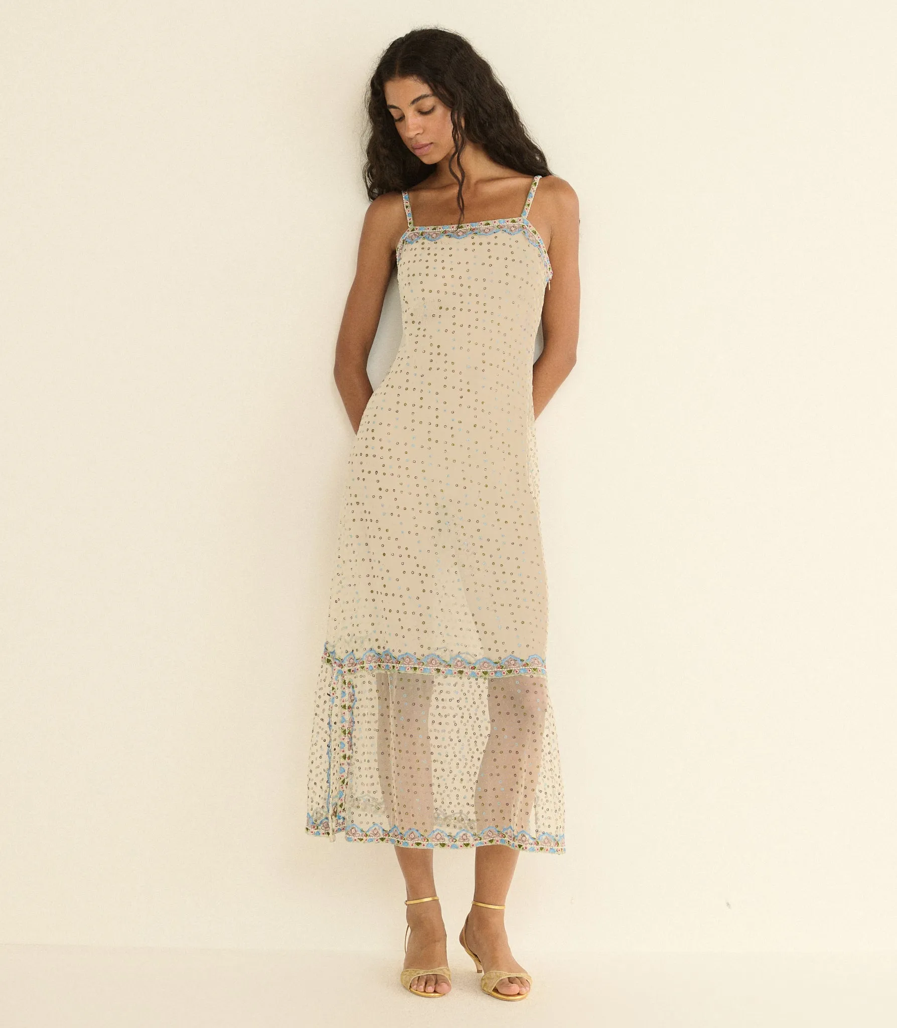 ELIDA DRESS -- CANDLELIGHT sold by Doen product image thumbnail 3