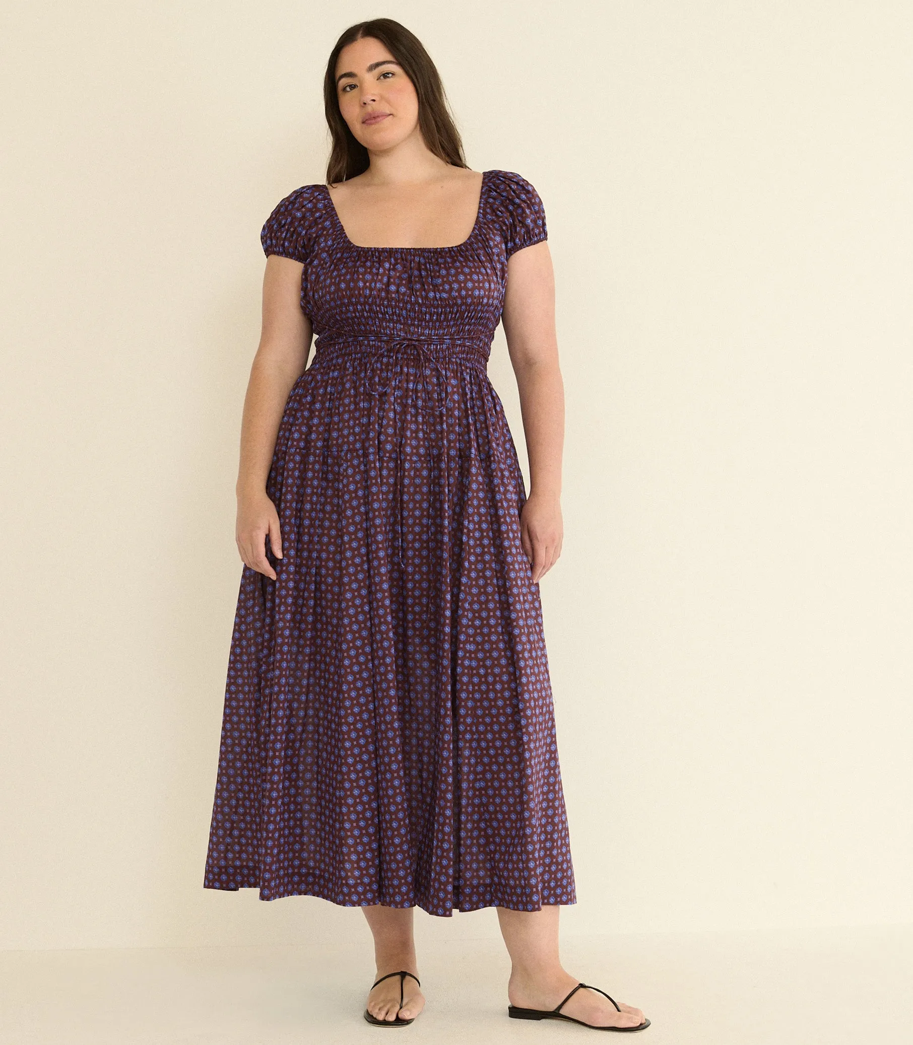 QUINELLE DRESS -- MENORCA FOULARD sold by Doen product image thumbnail 2