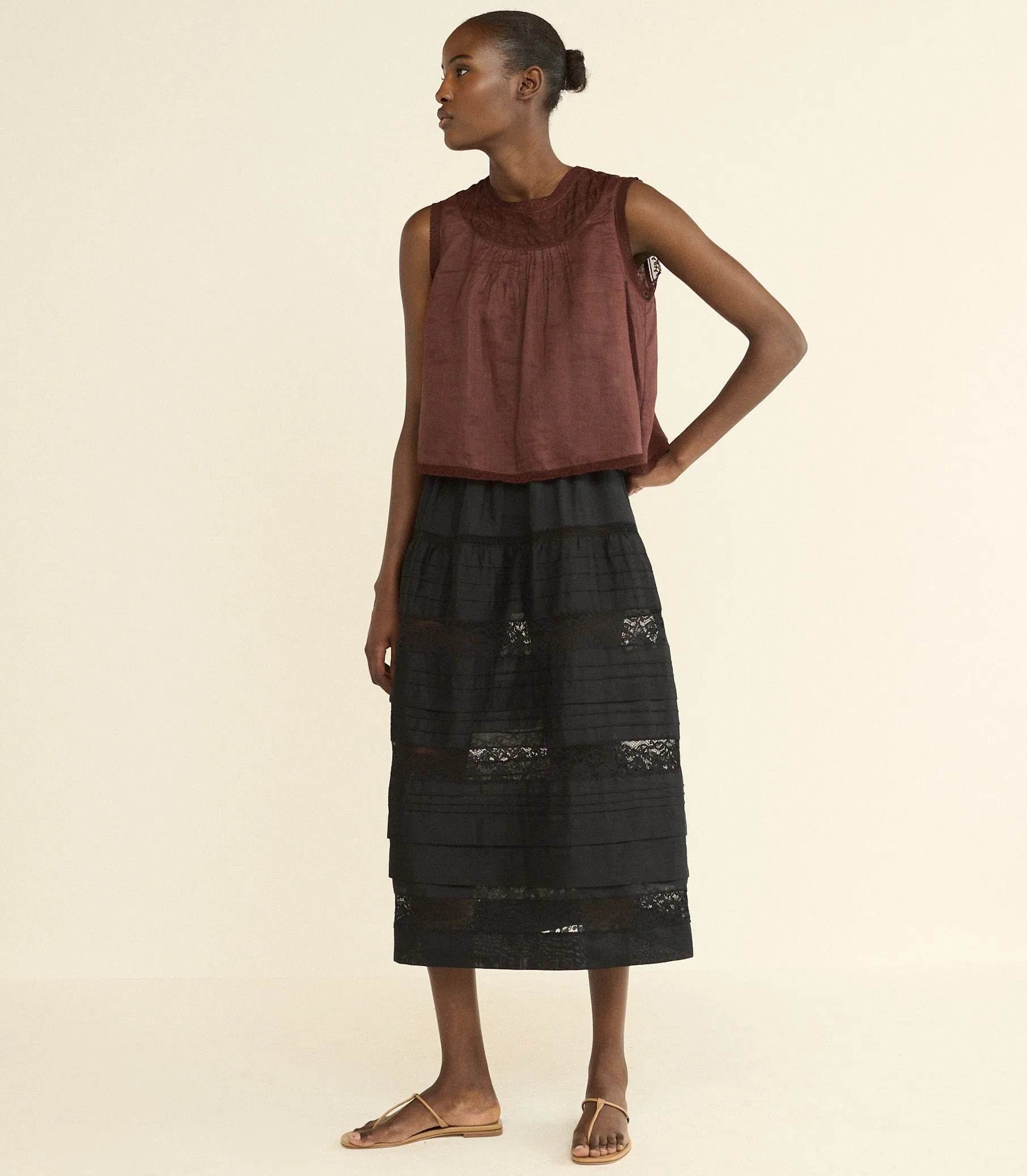LILETTA TOP -- DAHLIA sold by Doen product image thumbnail 2