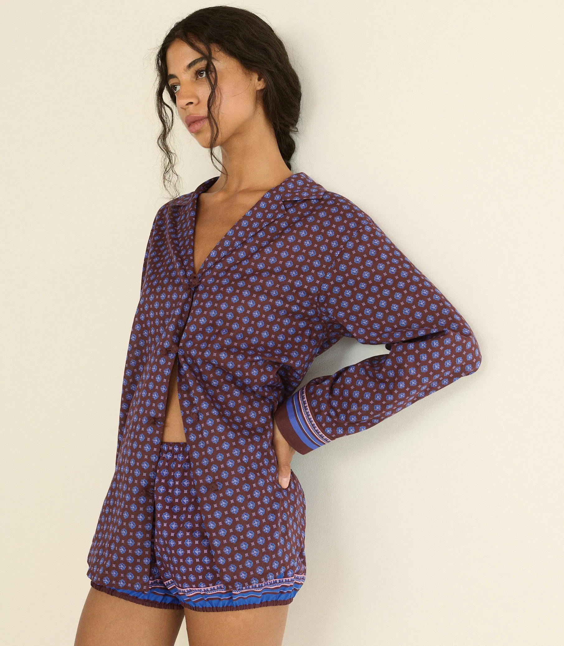 VIENNA SHORT -- MENORCA FOULARD sold by Doen product image thumbnail 4