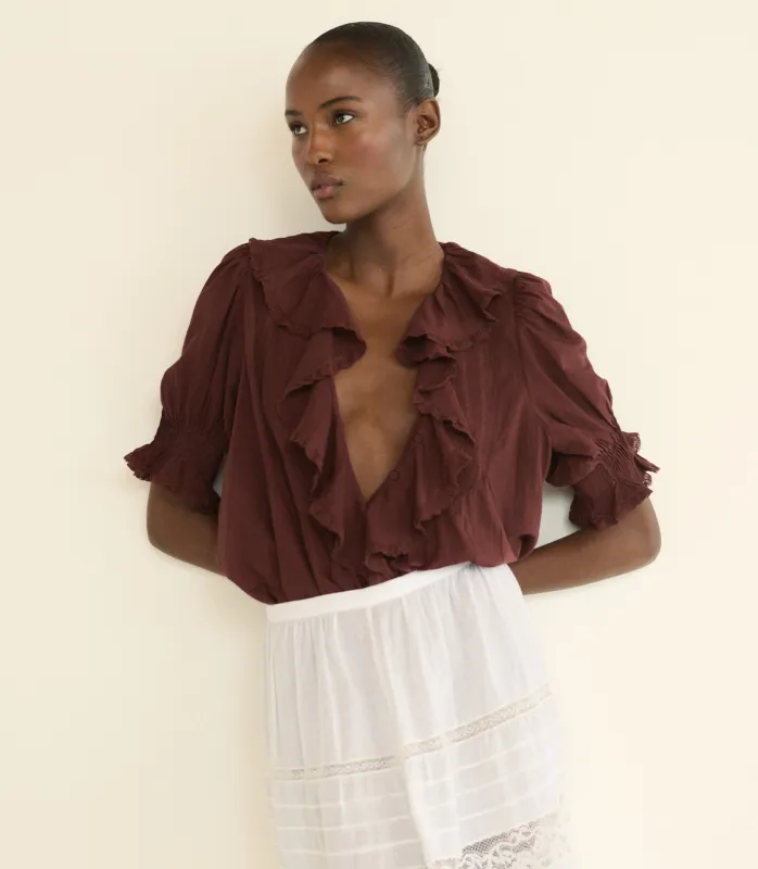 HENRI TOP -- DAHLIA made by Doen