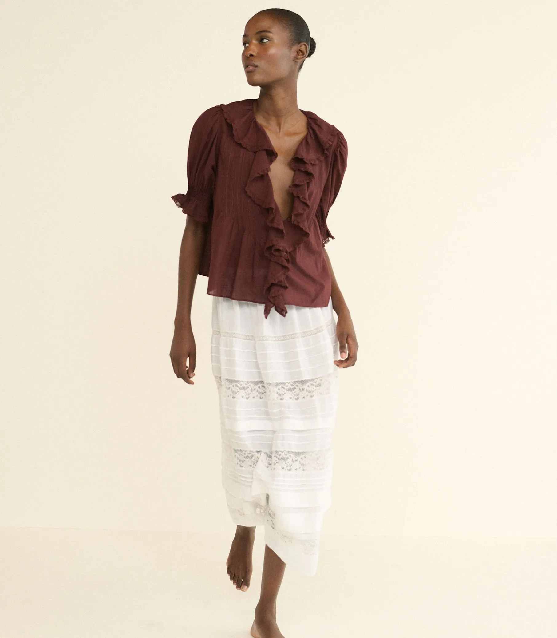 HENRI TOP -- DAHLIA sold by Doen product image thumbnail 5