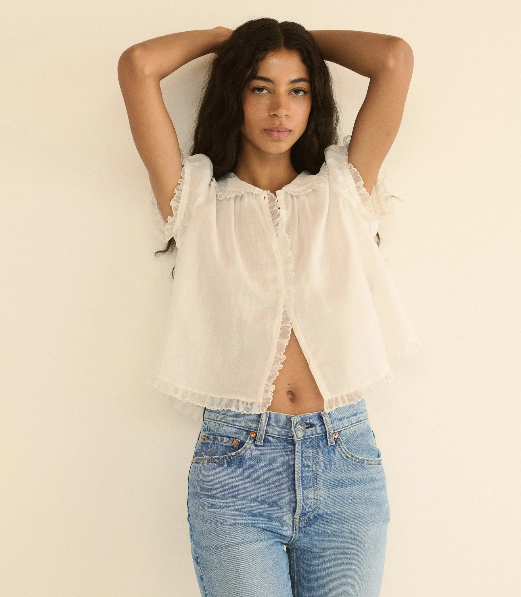 KARINA TOP -- SALT sold by Doen product image thumbnail 3