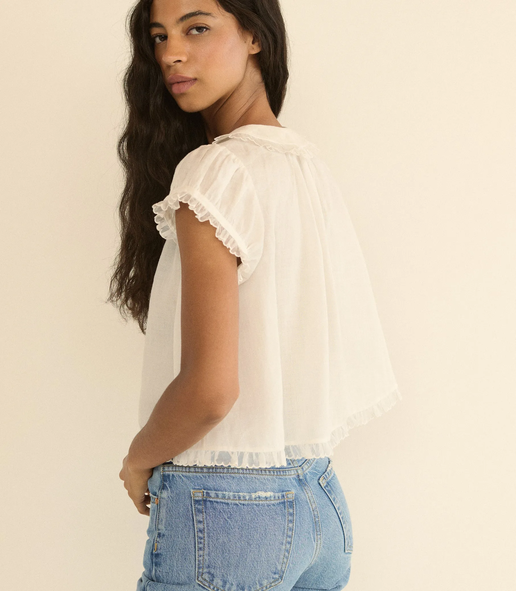 KARINA TOP -- SALT sold by Doen product image thumbnail 4