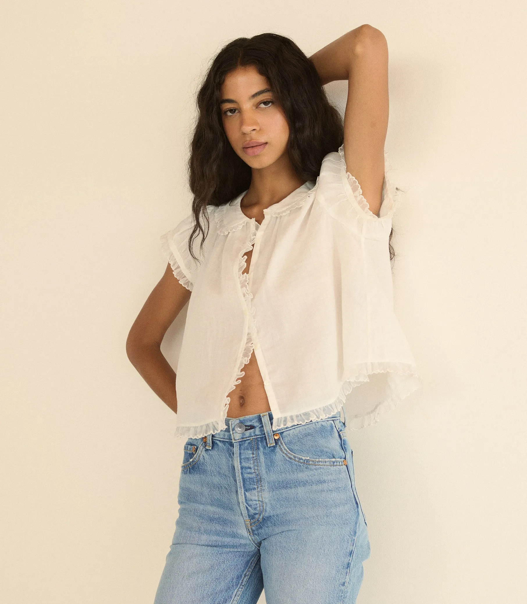 KARINA TOP -- SALT sold by Doen product image thumbnail 2
