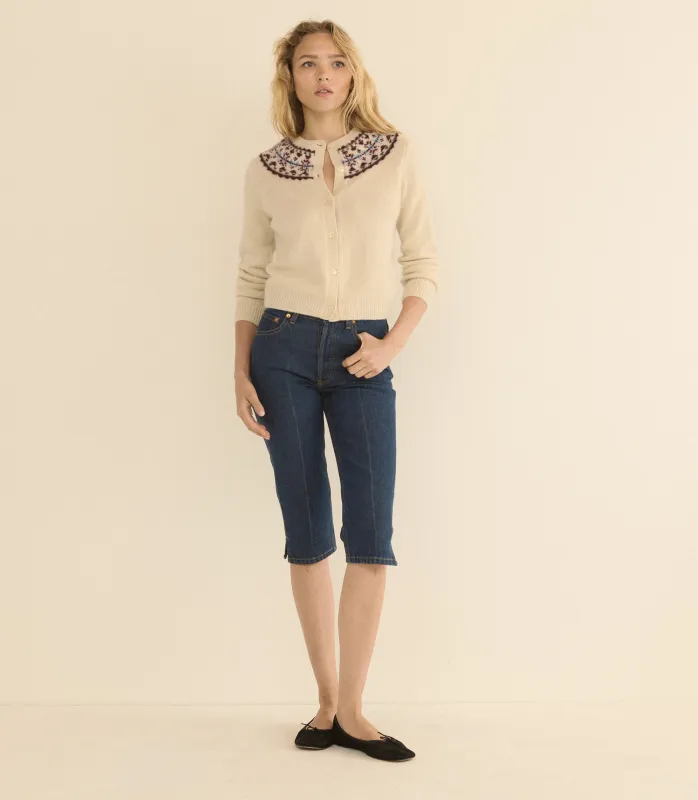 OLYMPE CASHMERE CARDIGAN -- COTTAGE made by Doen